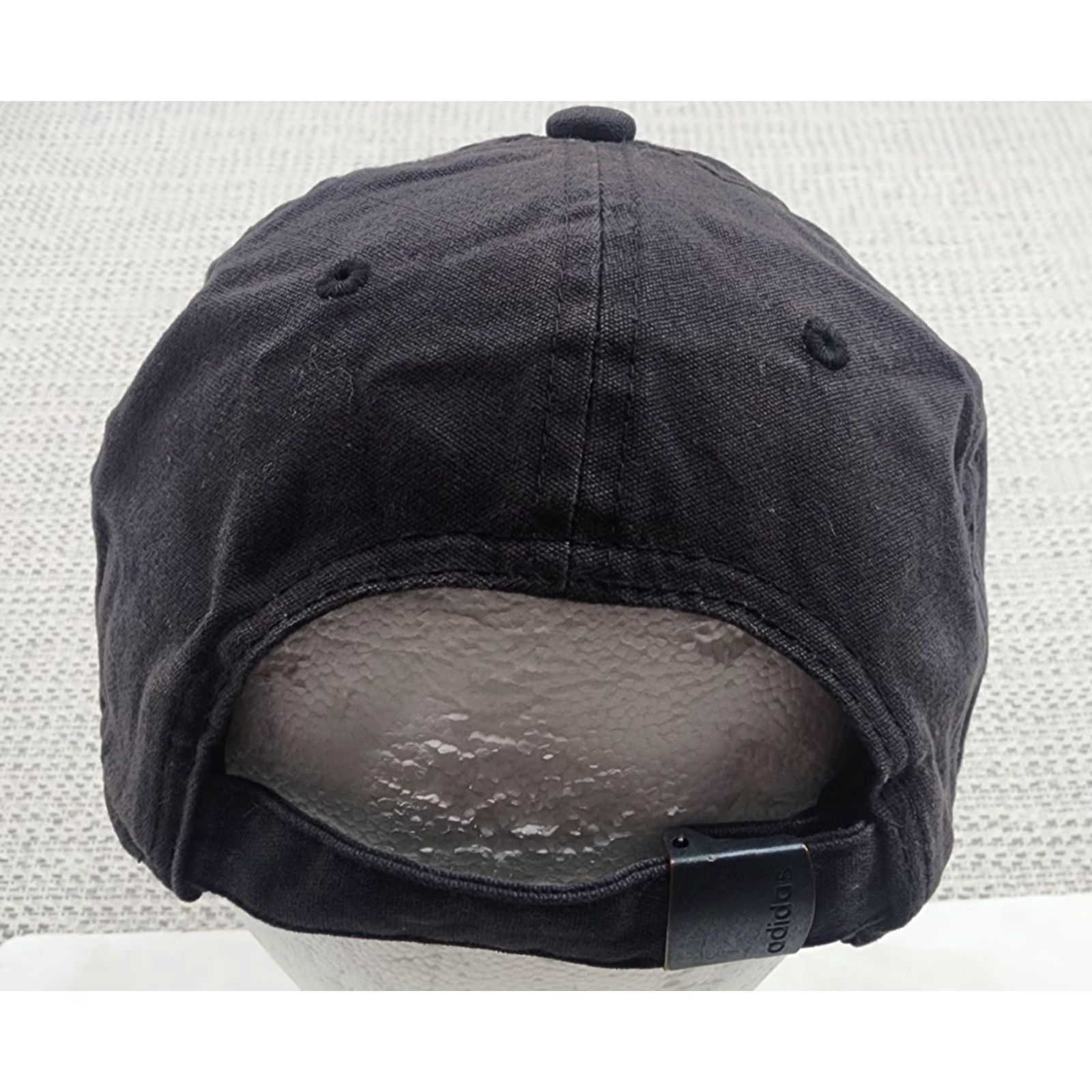 Adidas adidas Hat Cap Strap Back Black Three Stripe Life Patch Multi Language Baseball Cap Mens One Size Black Size ONE SIZE - 4 Thumbnail