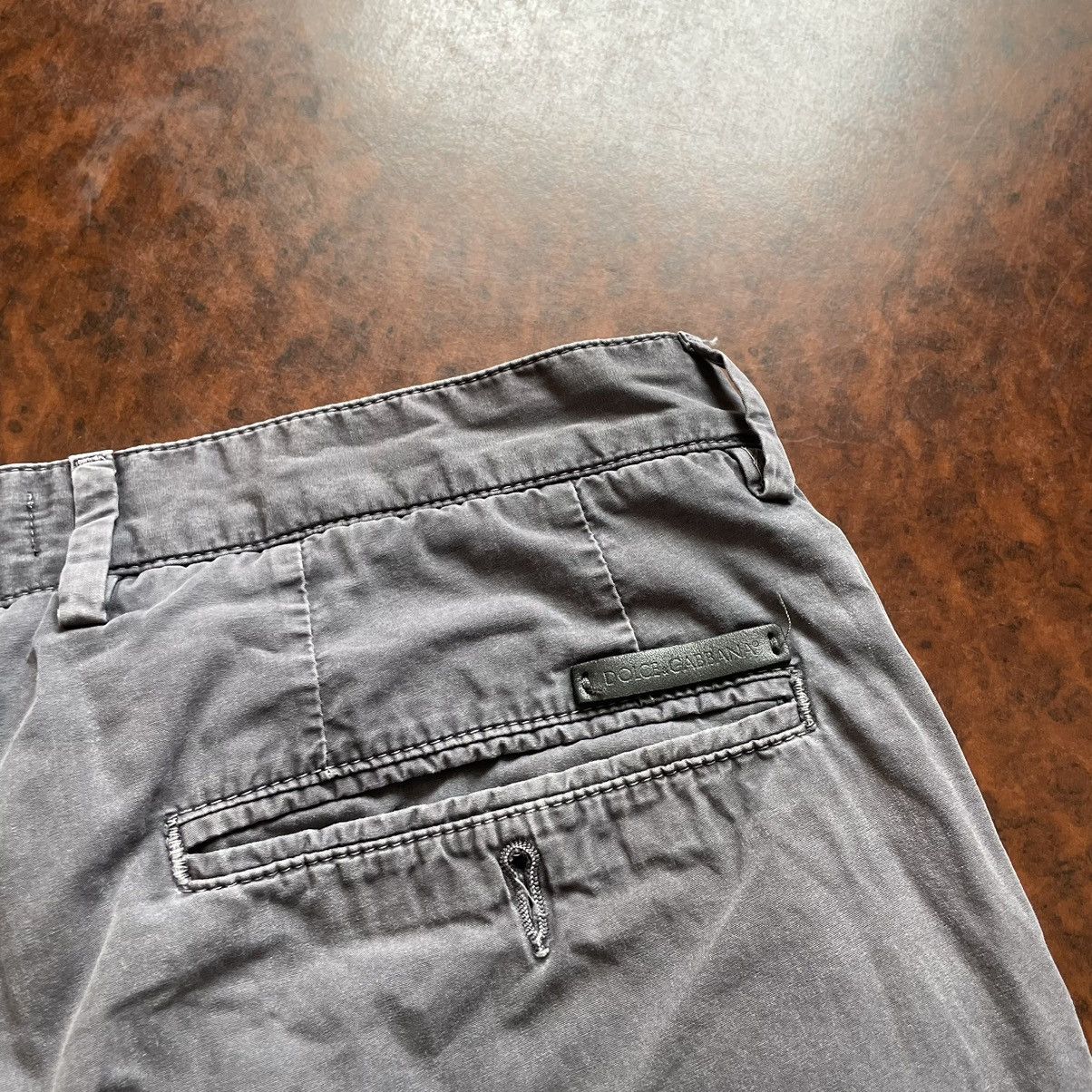 Dolce & Gabbana × If Six Was Nine Distress grey desert Dolce Gabbana shorts 90s old money Size US 32 / EU 48 - 3 Thumbnail