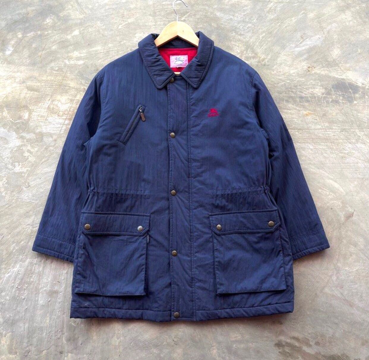 Burberry Vintage Burberrys Embroidery Logo Lined Quilted Jacket Size US M / EU 48-50 / 2 - 1 Thumbnail