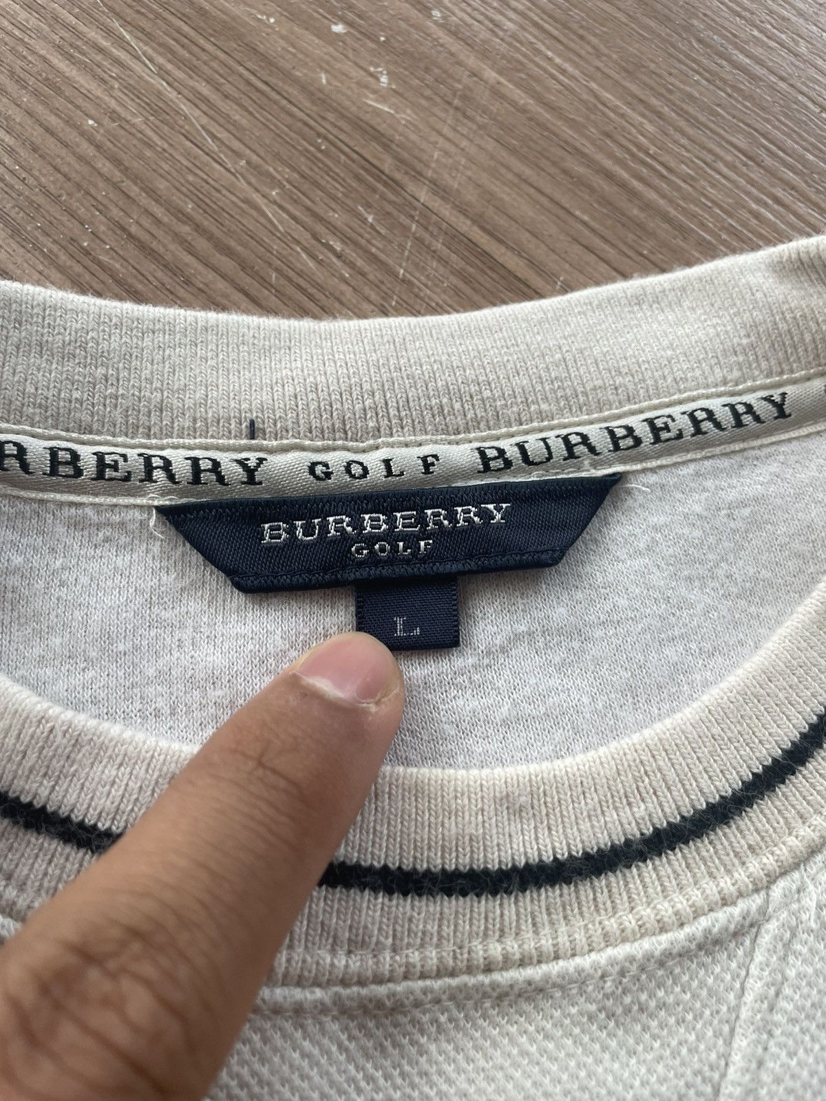 Burberry Burberry golf white color sweatshirt Size US XL / EU 56 / 4 - 3 Thumbnail