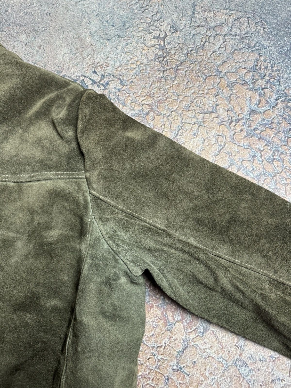 Japanese Brand LEATHER JACKET SUEDE PERFECTO BOMBER STYLE OLD MANY Size US M / EU 48-50 / 2 - 17 Thumbnail
