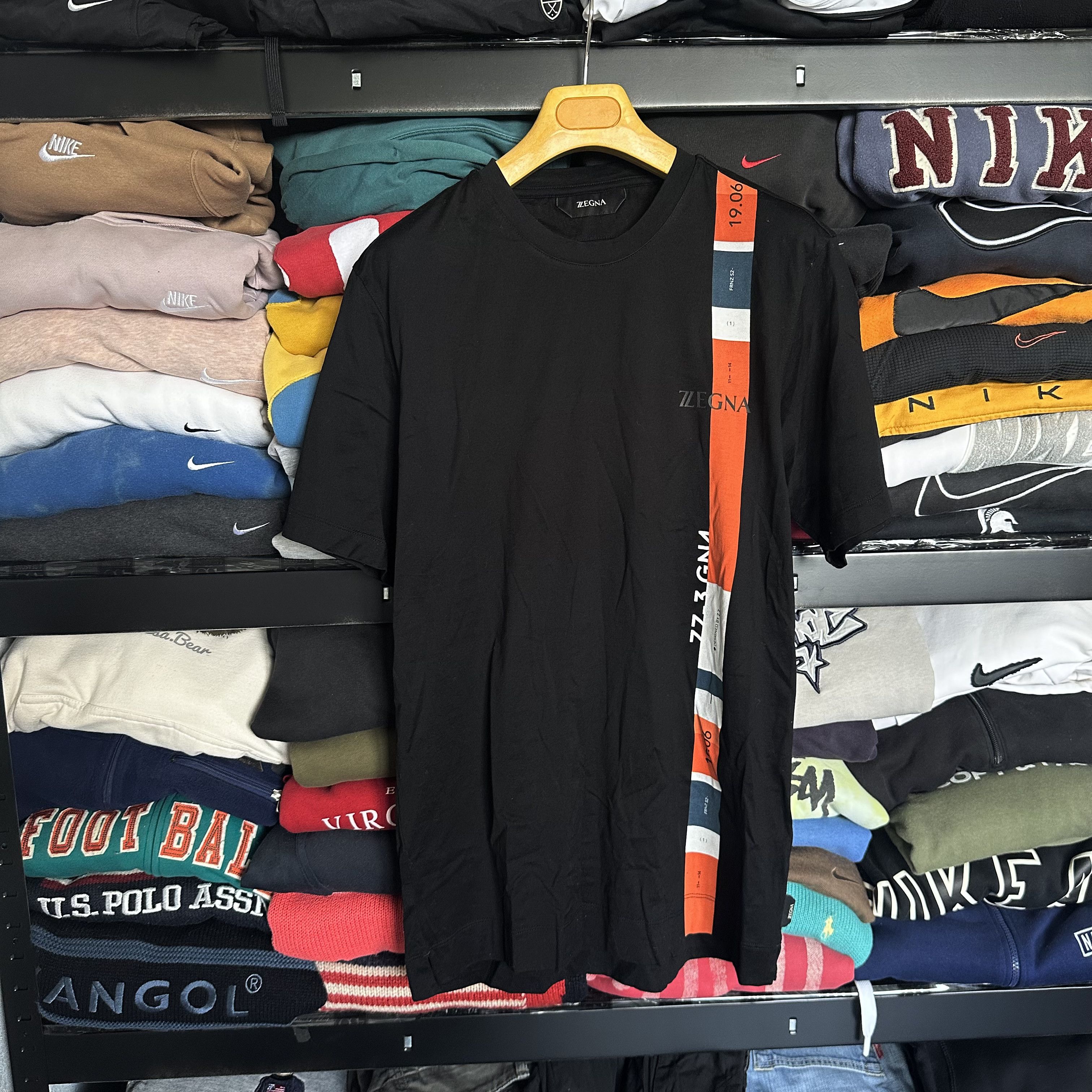 Ermenegildo Zegna Ermenegildo Zegna Big Logo Luxury T shirt Size US M / EU 48-50 / 2 - 2 Thumbnail