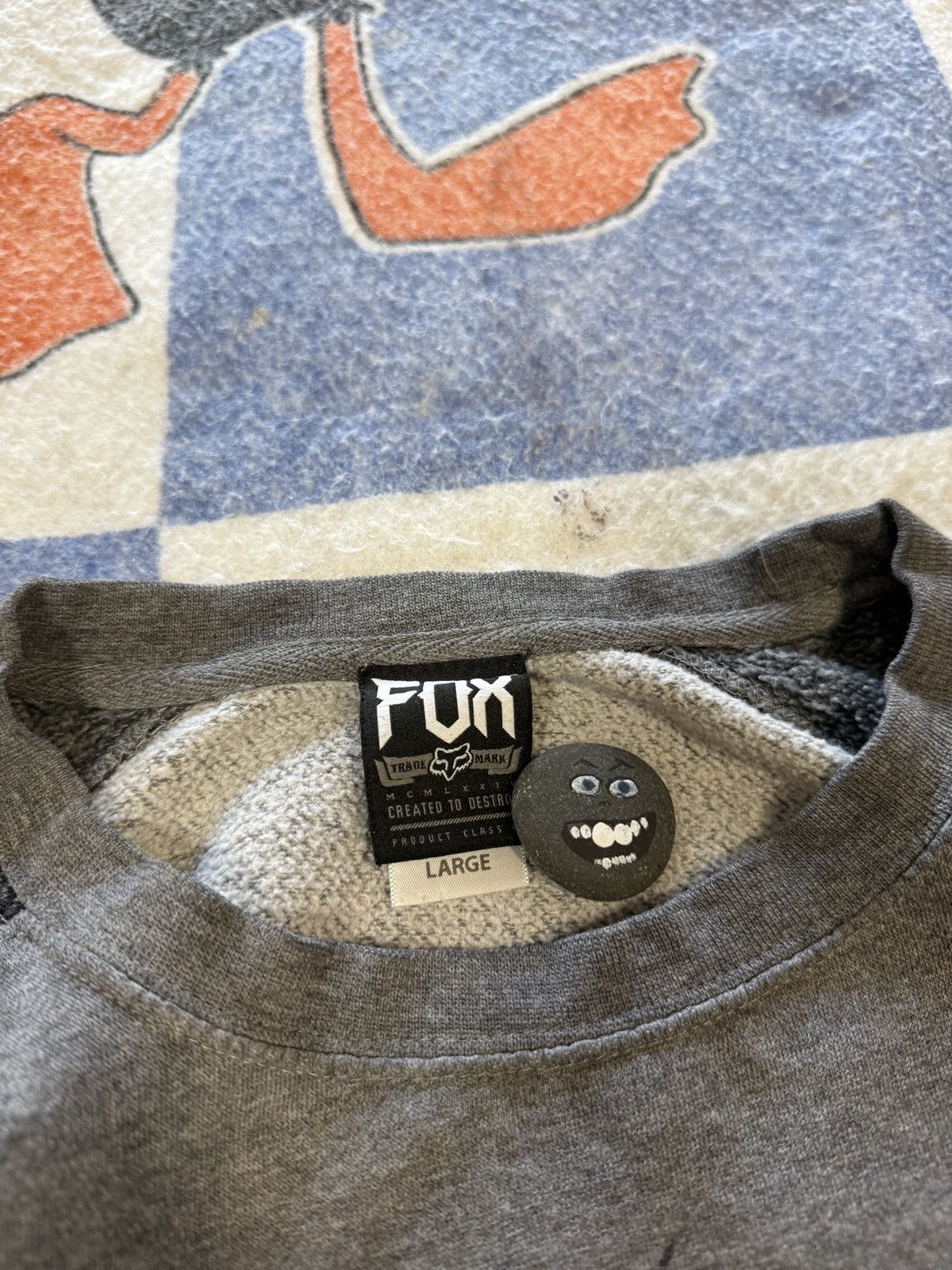 Fox Racing Y2k fox crewneck Size US L / EU 52-54 / 3 - 3 Thumbnail