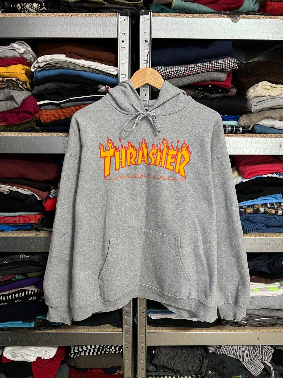 Thrasher Thrasher Magazine Hoodie L Skateboarding Pullover Flames Size US L / EU 52-54 / 3 - 1 Thumbnail
