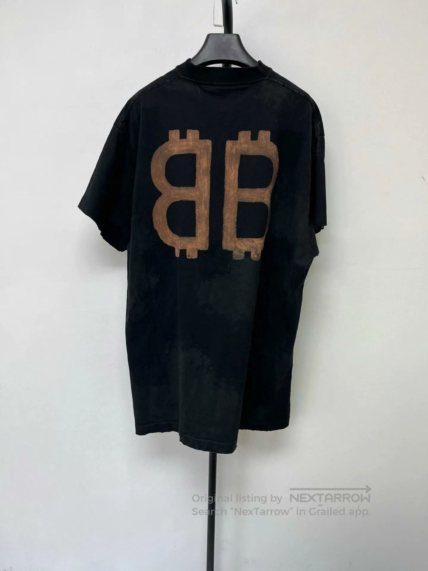 Balenciaga black logo print short sleeve t-shirt. Size US S / EU 44-46 / 1 - 2 Thumbnail