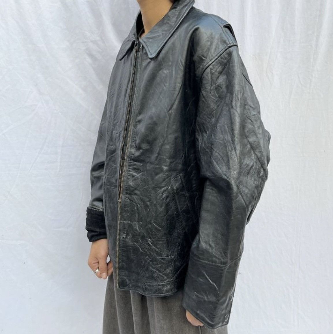Vintage × Wilsons Leather Wilsons Leather Jacket Vintage Size US XL / EU 56 / 4 - 2 Thumbnail