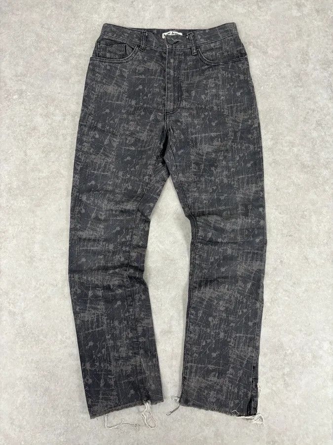Acne Studios Acne Studios Needle Print Grey Effect Jeans Size US 39 - 1 Thumbnail