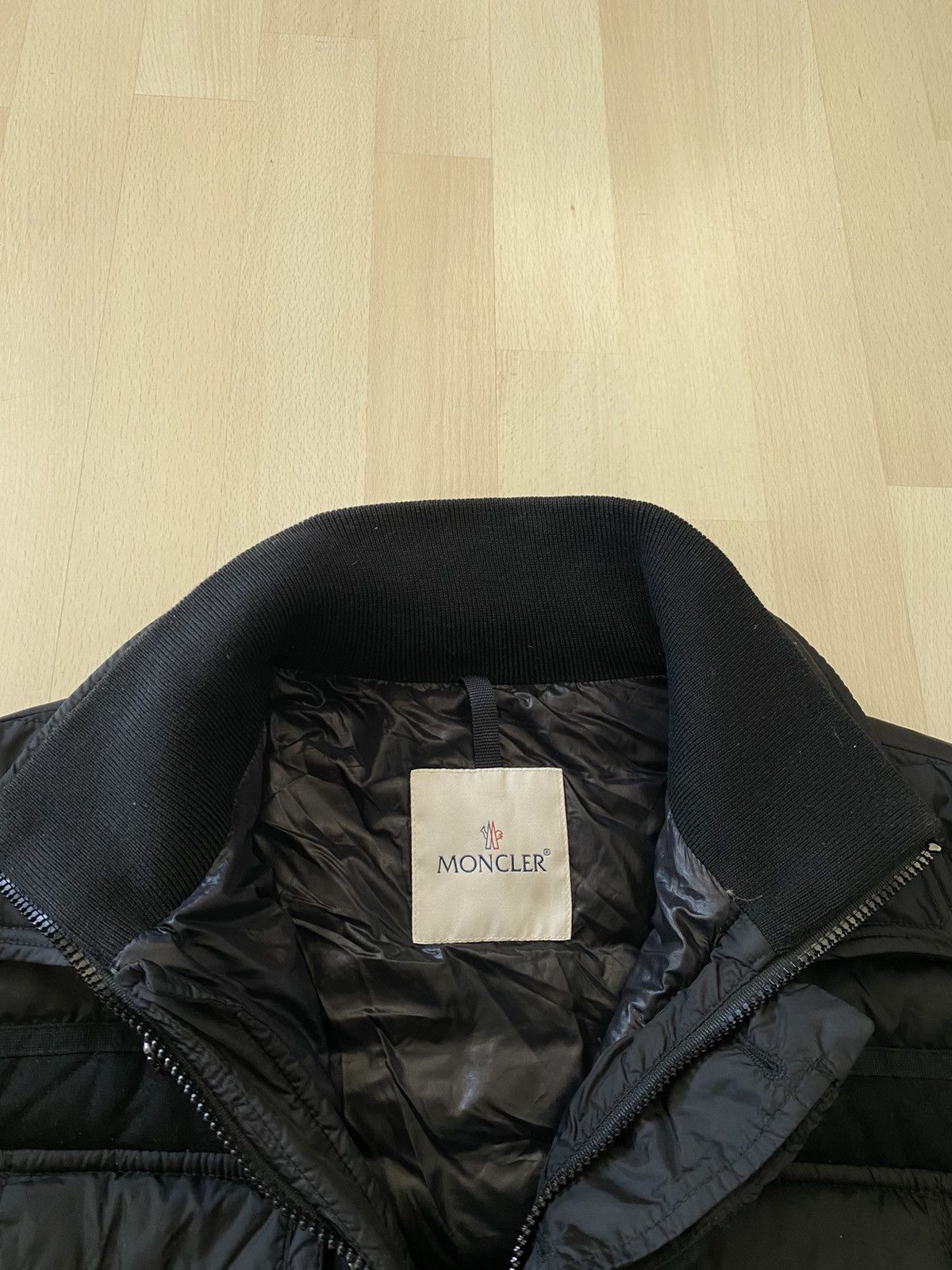 Moncler Moncler Down Jacket Black Patch Blais Giubbotto Size US L / EU 52-54 / 3 - 6 Thumbnail