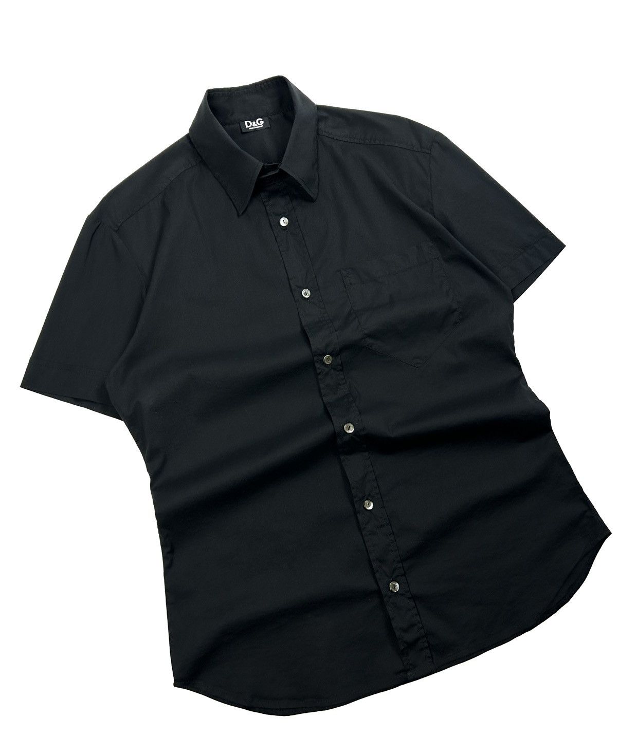 Dolce & Gabbana Vintage DOLCE & GABANNA Short Sleeve Shirt Black Archive Y2K Size US L / EU 52-54 / 3 - 2 Thumbnail