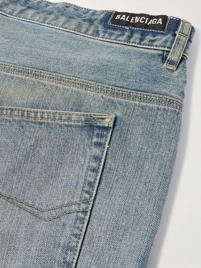 Balenciaga o1w1db10226 Baggy Shorts In Blue Size US 28 / EU 44 - 5 Thumbnail