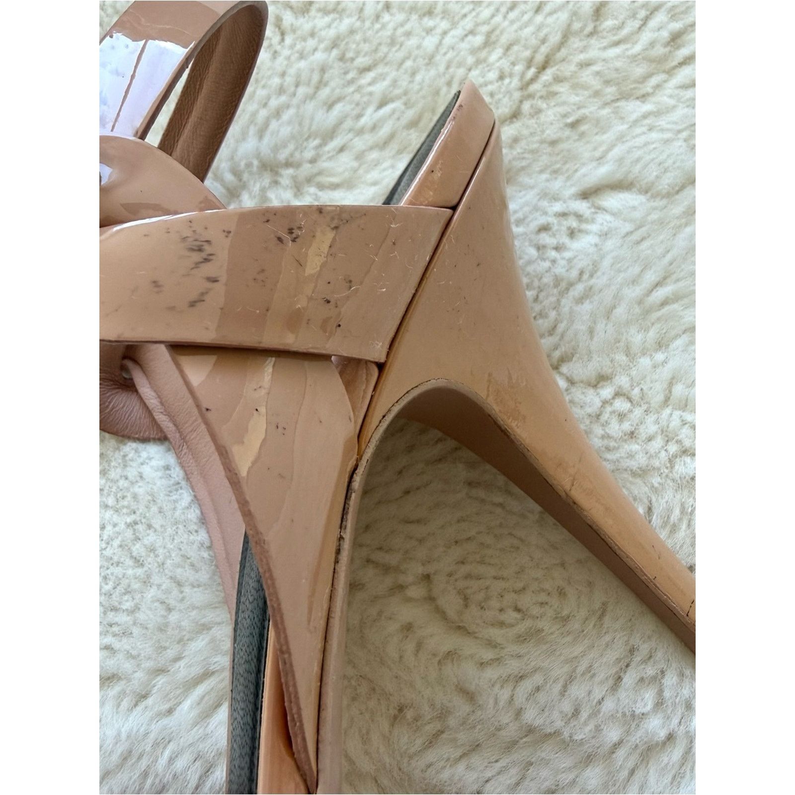 Yves Saint Laurent Yves Saint Laurent tribute nude sandals size 38EU Size US 8 / IT 38 - 5 Thumbnail