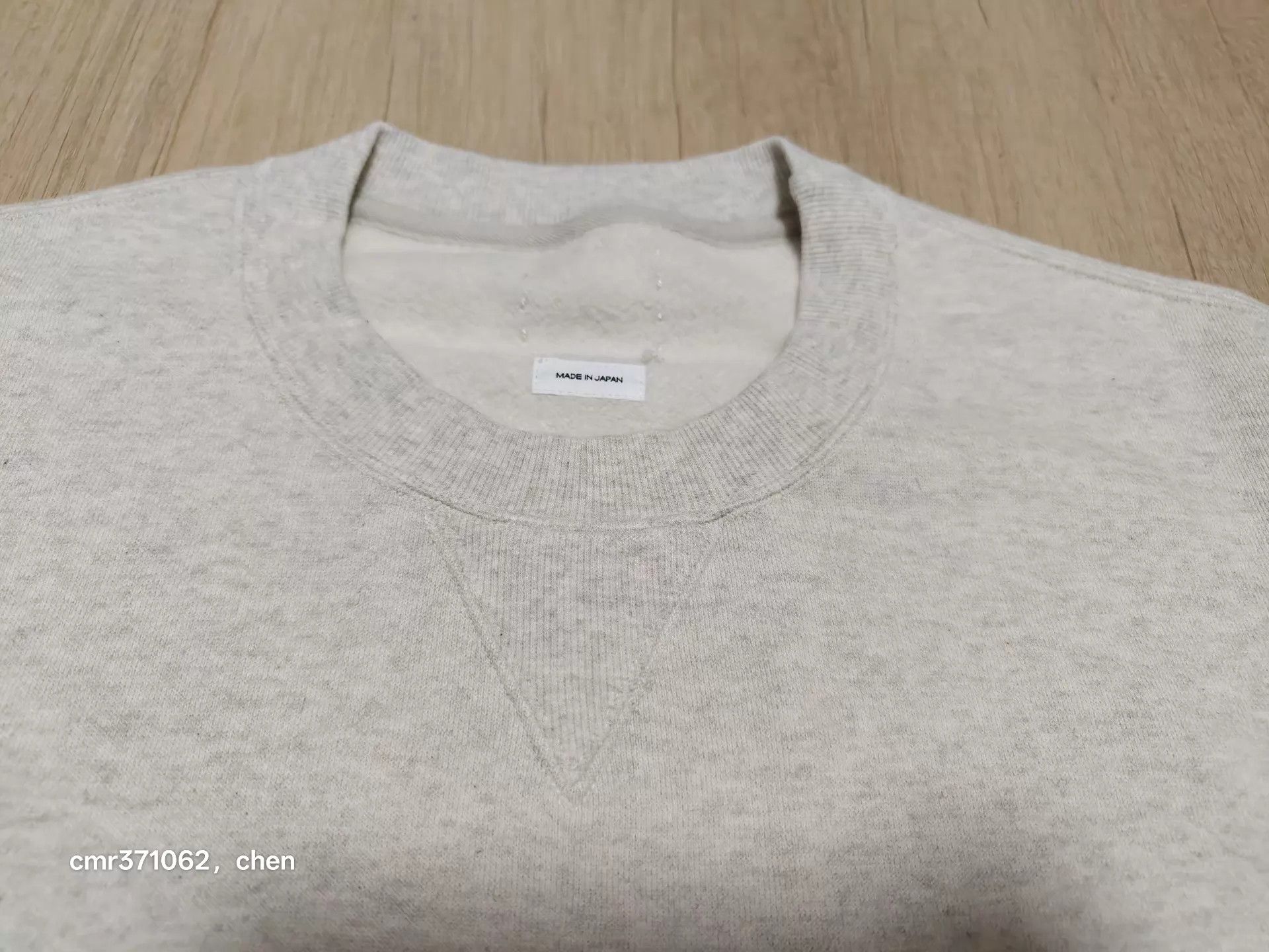 Visvim visvim 26SS Court Sweat L/S Cream Grey Size 5 Size US XXL / EU 58 / 5 - 4 Thumbnail