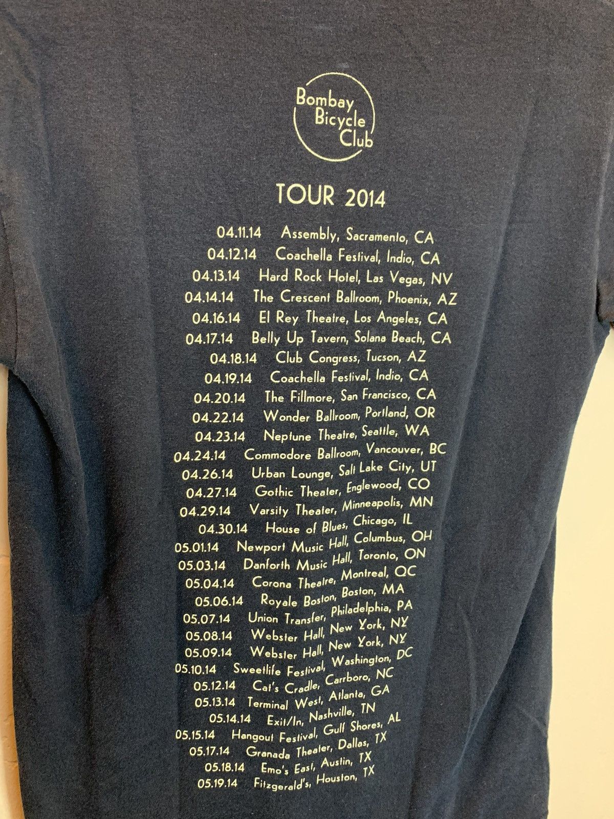 Band Tees RARE Bombay Bicycle Club So Long See You Tomorrow Tour Shirt Size US S / EU 44-46 / 1 - 4 Thumbnail