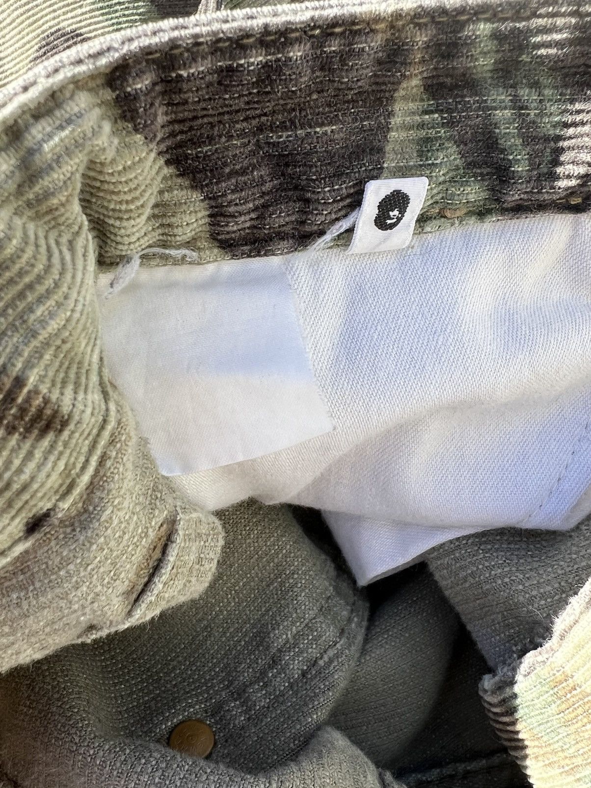 Bape Green Camo Corduroy Pants Size US 28 / EU 44 - 7 Thumbnail