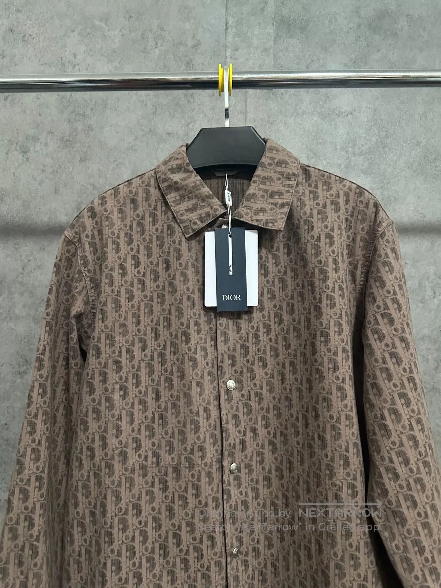 Dior dior monogram print brown shirt jacket. Size US L / EU 52-54 / 3 - 2 Thumbnail