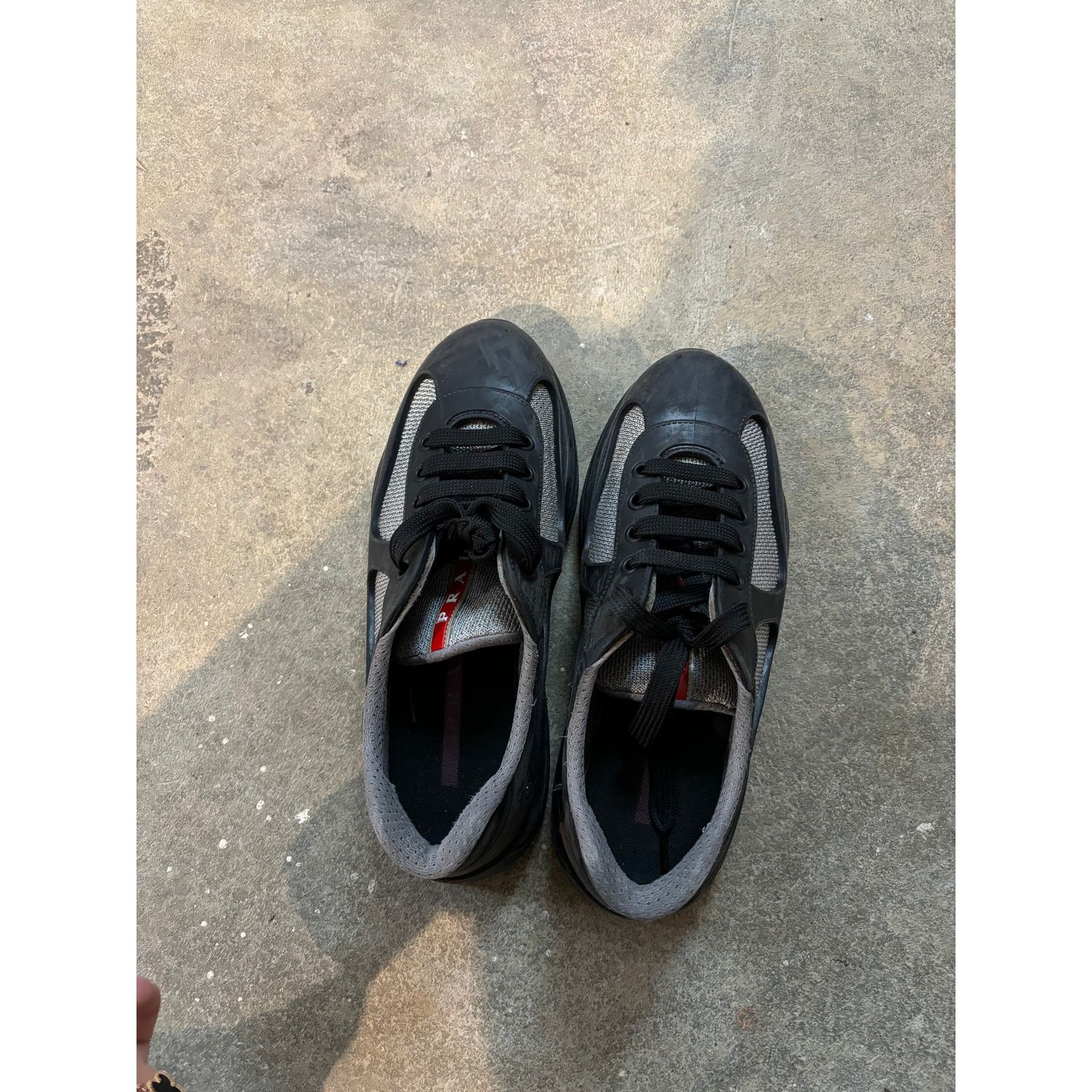 Prada Prada Rubber Cup Black Grey Used 36 No Box Size US 5 / EU 37 - 5 Thumbnail
