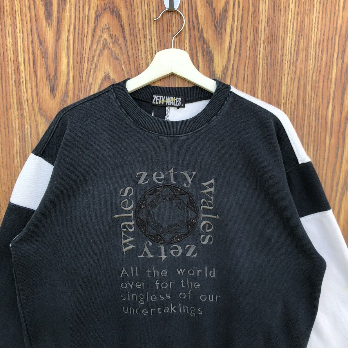 Vintage Vintage Zety Wales Large Logo Sweatshirt Size M / US 6-8 / IT 42-44 - 5 Thumbnail