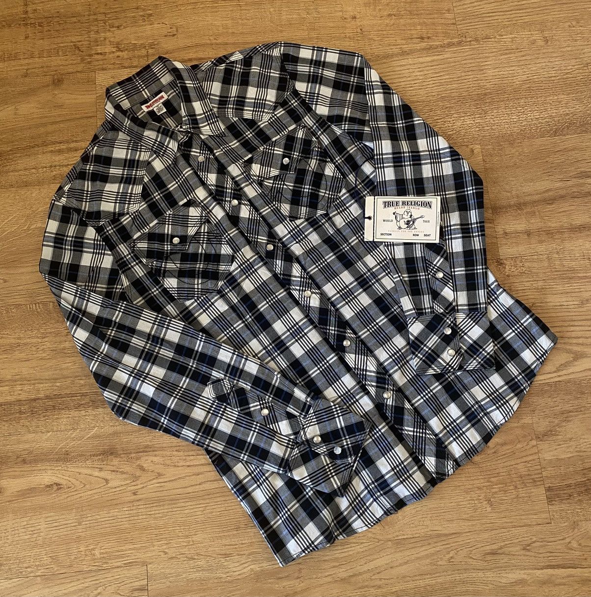 True Religion True Religion Western Shirt x Streetwear Size US M / EU 48-50 / 2 - 2 Thumbnail