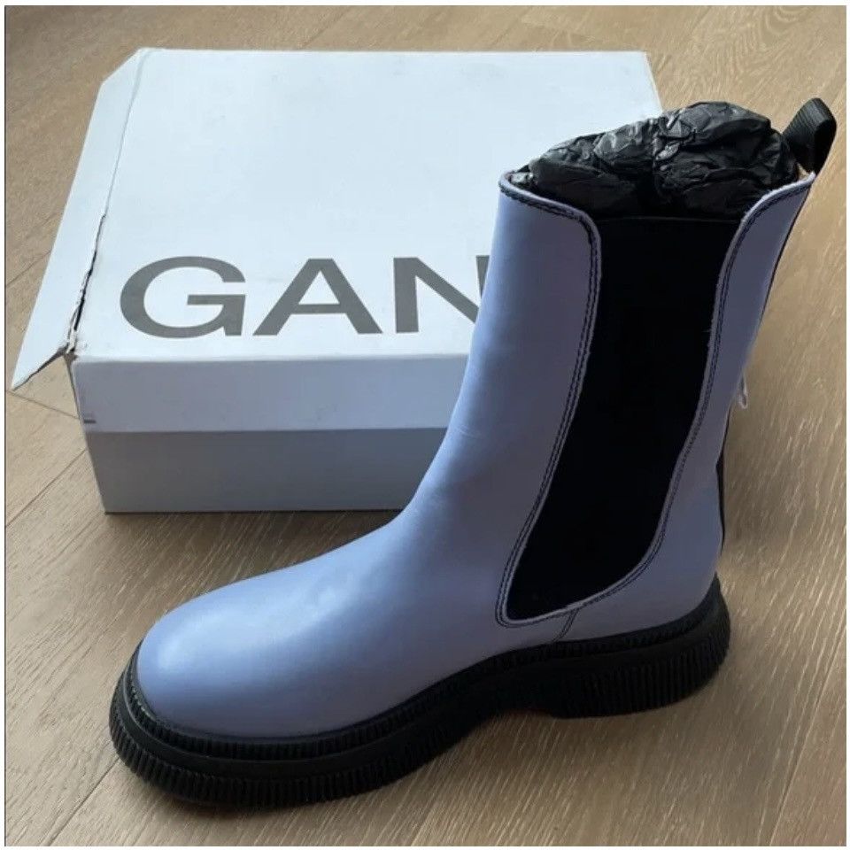 Other GANNI Chelsea Creeper Platform Boot Brunnera Blue 44 NIB Size US 10.5 / EU 43-44 - 3 Thumbnail