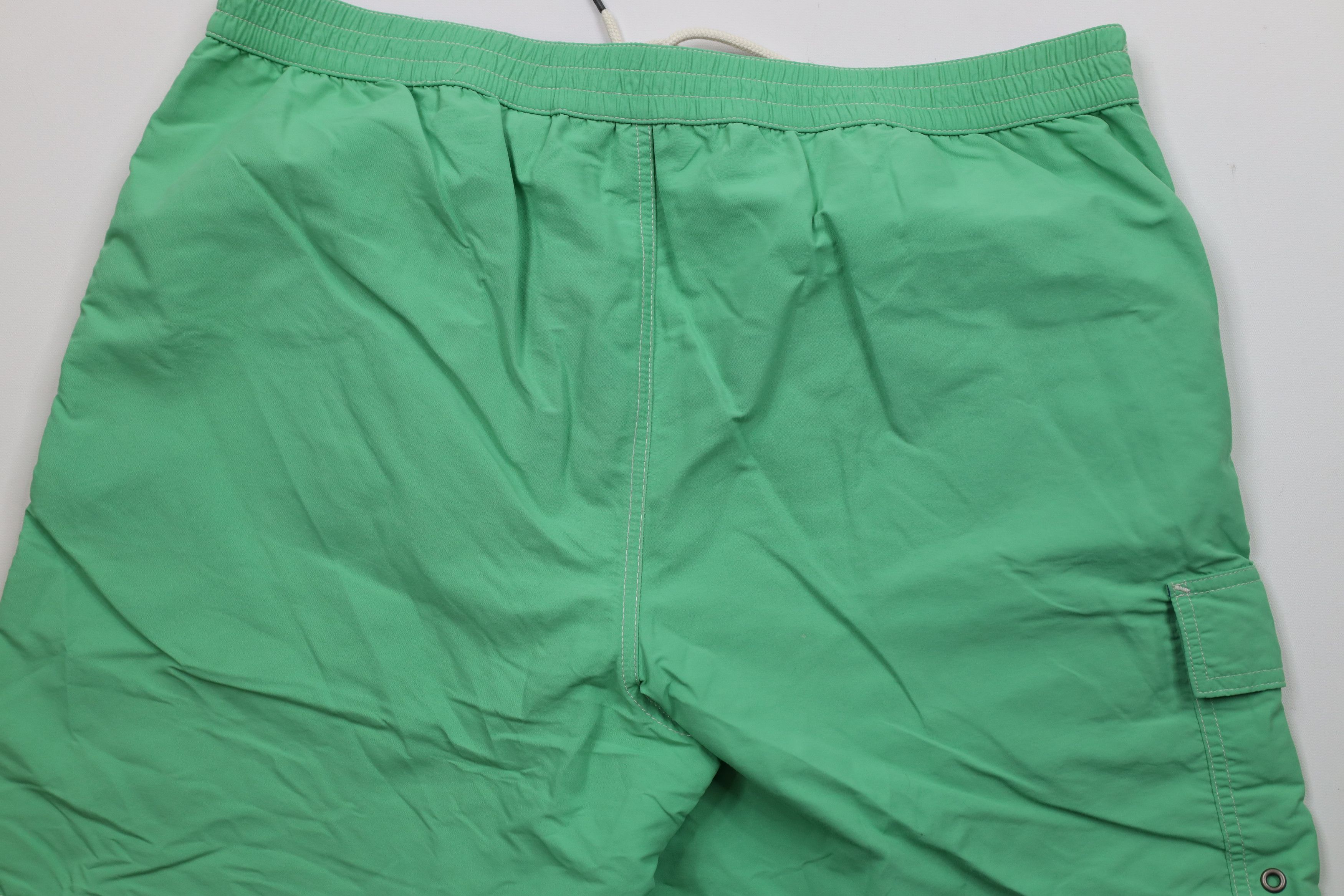 Ralph Lauren × Vintage Vintage Y2K Ralph Lauren Lined Swim Trunks Shorts Lime Green Size US 36 / EU 52 - 11 Thumbnail