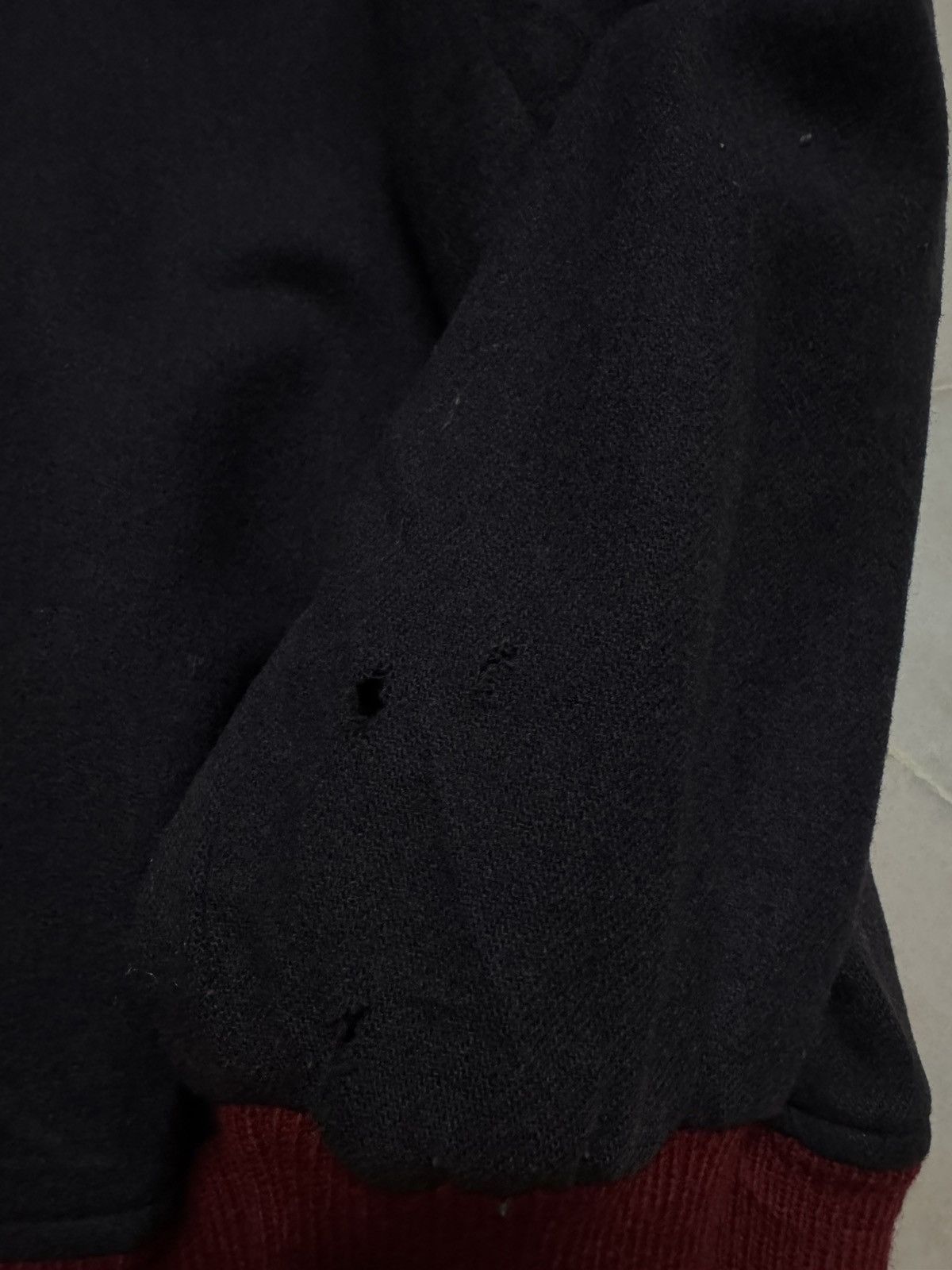 Japanese Brand VINTAGE 1990s CROCODILE NAVY BLUE VARSITY WOOL JACKET Size US L / EU 52-54 / 3 - 19 Thumbnail