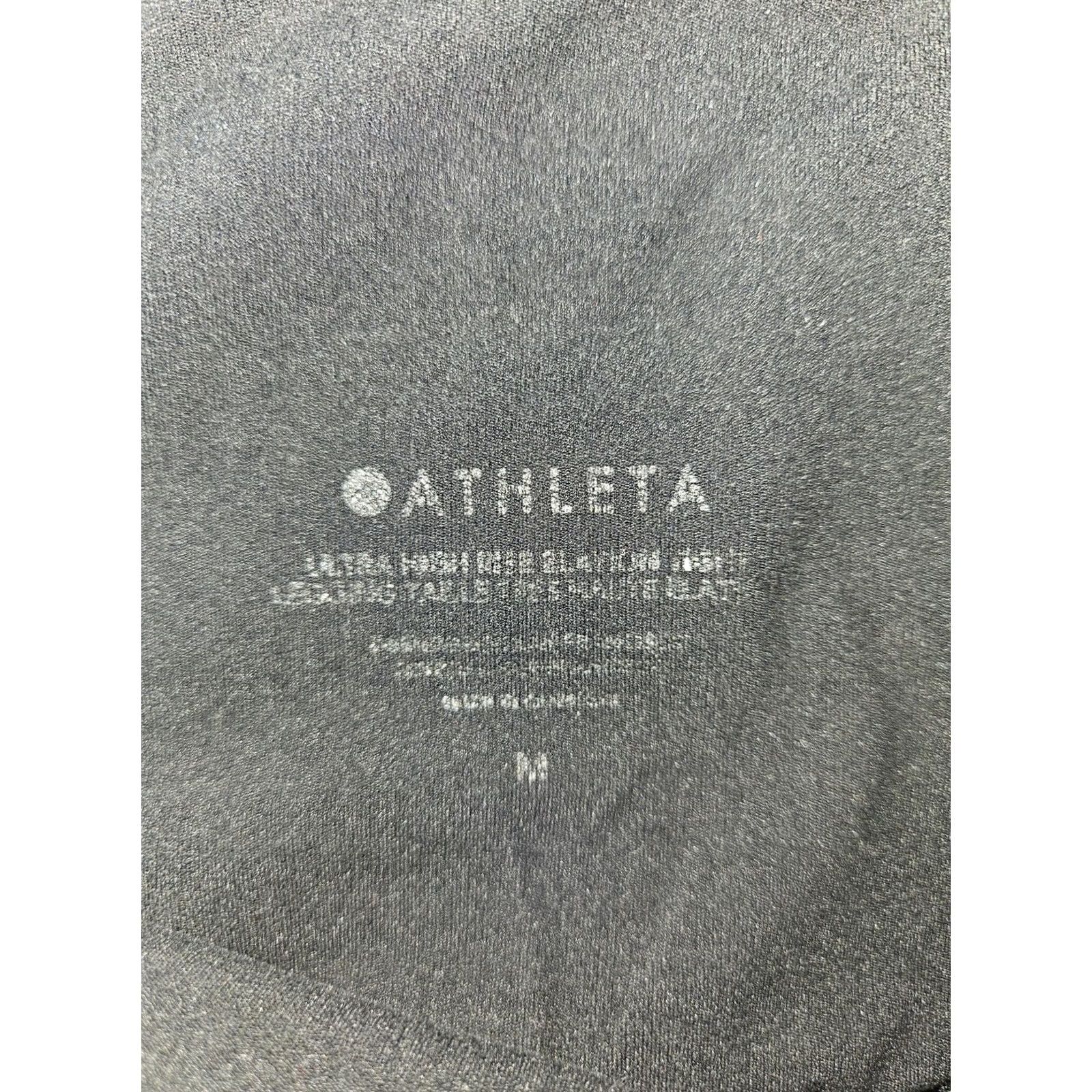 Athleta Athleta Leggings Womens Medium Black High Rise Yoga Pants Activewear Gym Logo Size 32" / US 10 / IT 46 - 2 Thumbnail
