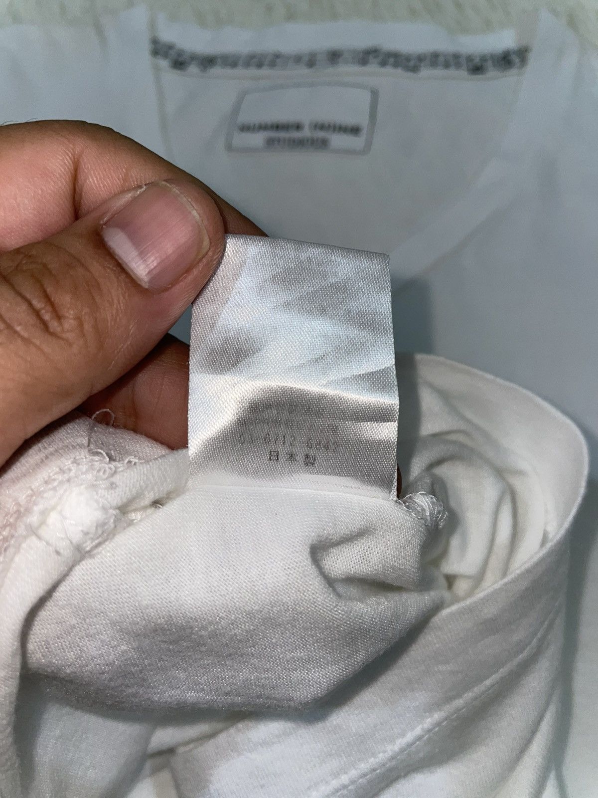 Number (N)ine Number (N)ine Studios White Plain Tshirt Size US M / EU 48-50 / 2 - 4 Thumbnail