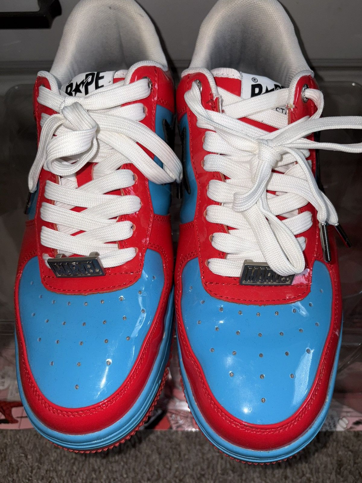 Bape × Marvel Comics Bapesta Spider Man Marvel Shoes Size US 10 / EU 43 - 4 Thumbnail
