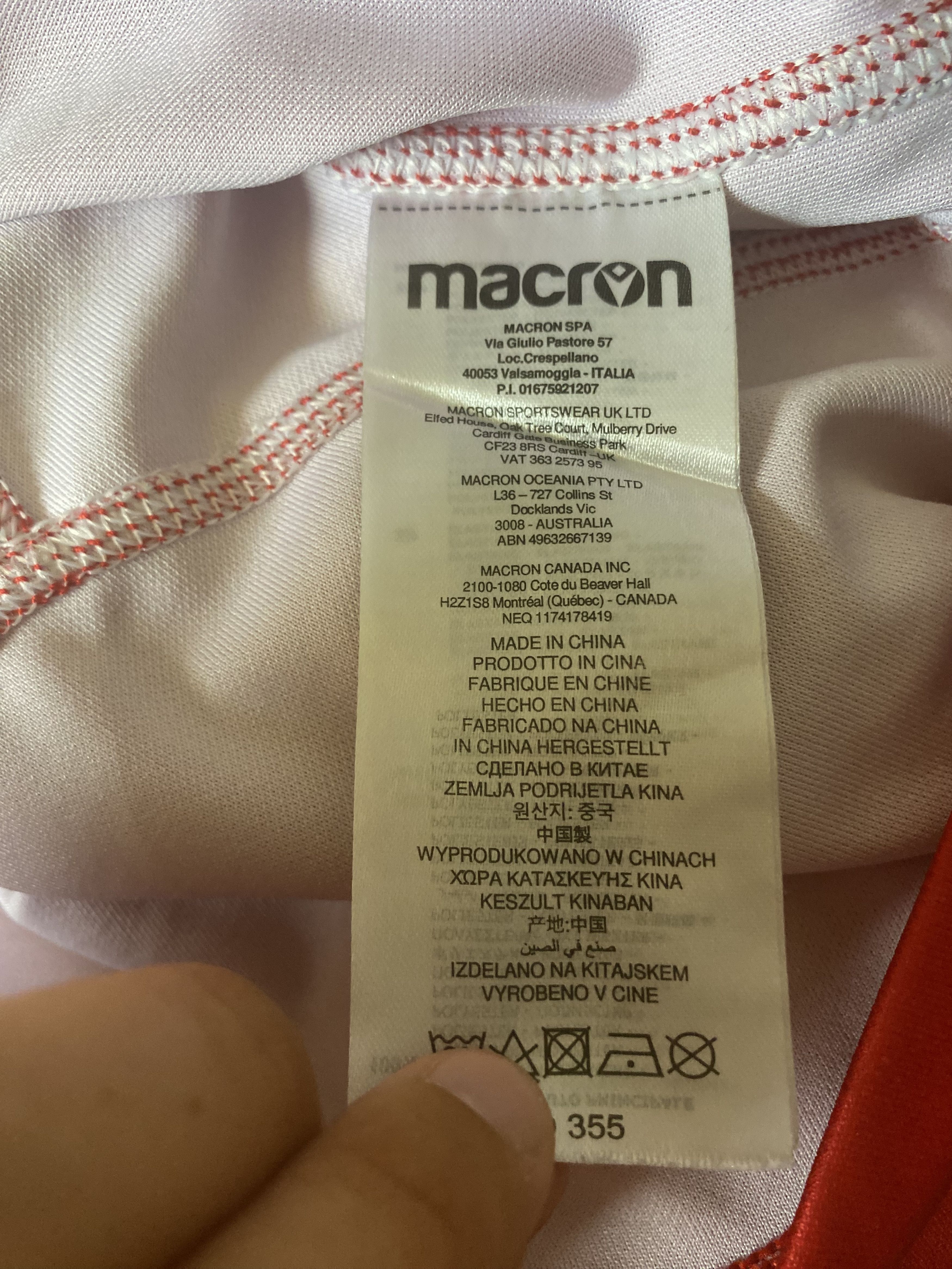 Macron Rugby NEWCASTLE FALCONS 2021 - 2022 - Macron - S/M - UNIQUE Size US S / EU 44-46 / 1 - 6 Thumbnail