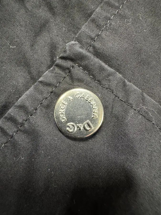 Dolce & Gabbana SS2008 Dolce & Gabbana Black Zip Cargo Shirt Size US M / EU 48-50 / 2 - 8 Thumbnail