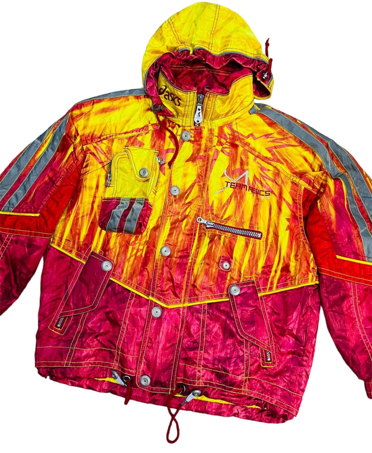 Asics × Japanese Brand × Vintage Vintage Retro Asics Ski Jacket Size US XXL / EU 58 / 5 - 2 Thumbnail