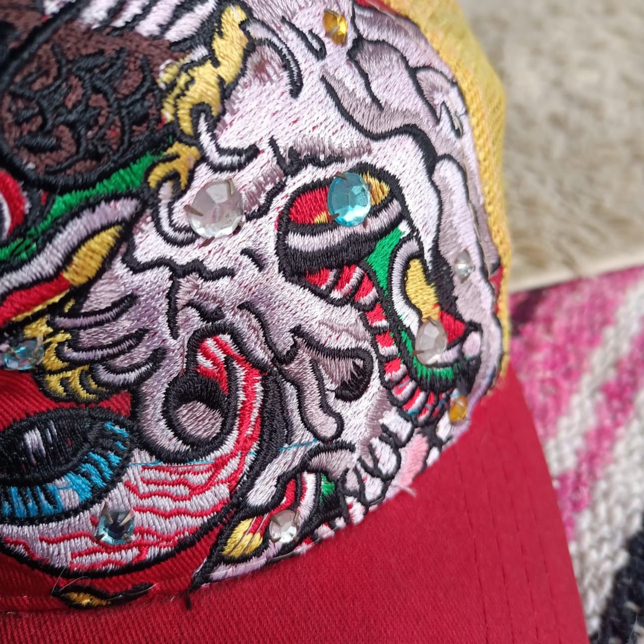 Ed Hardy Ed hardy skull eagle snake embroidery rhinestone hats Size ONE SIZE - 6 Thumbnail