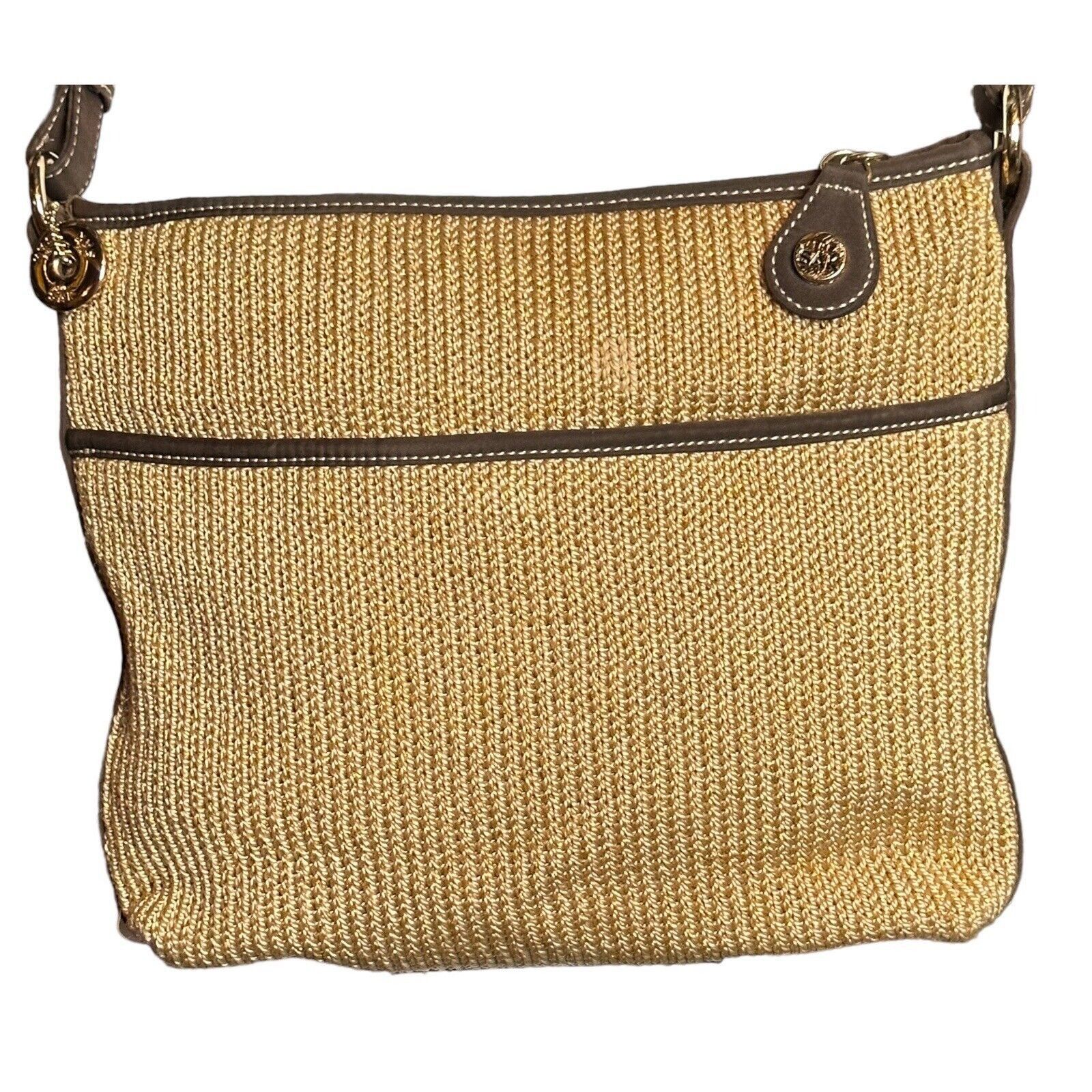 The Sak The Sak Original Taupe Woven Knit Leather Strap Shoulder Bag Size ONE SIZE - 2 Thumbnail