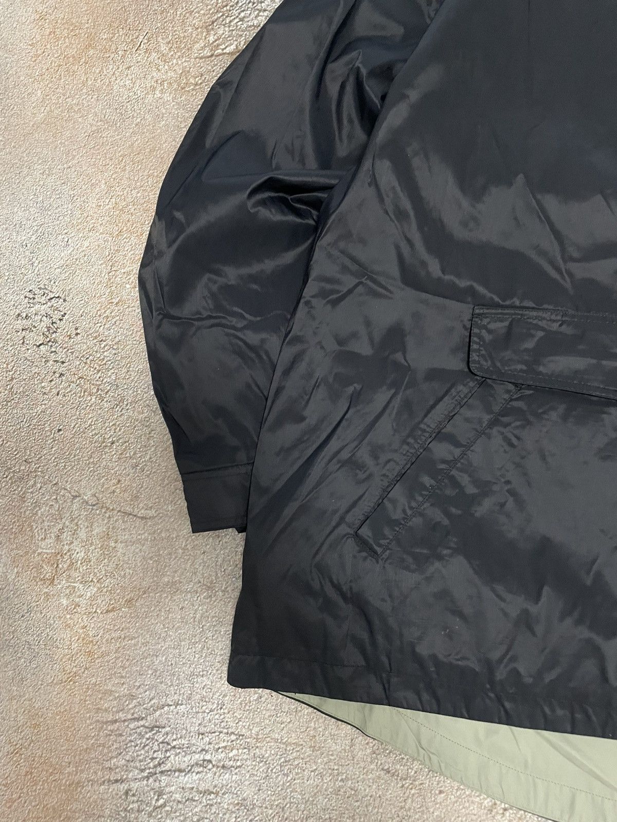 Nike Vintage Nike Nylon Drill Black Jacket Anorak Big Logo Size US XL / EU 56 / 4 - 5 Thumbnail