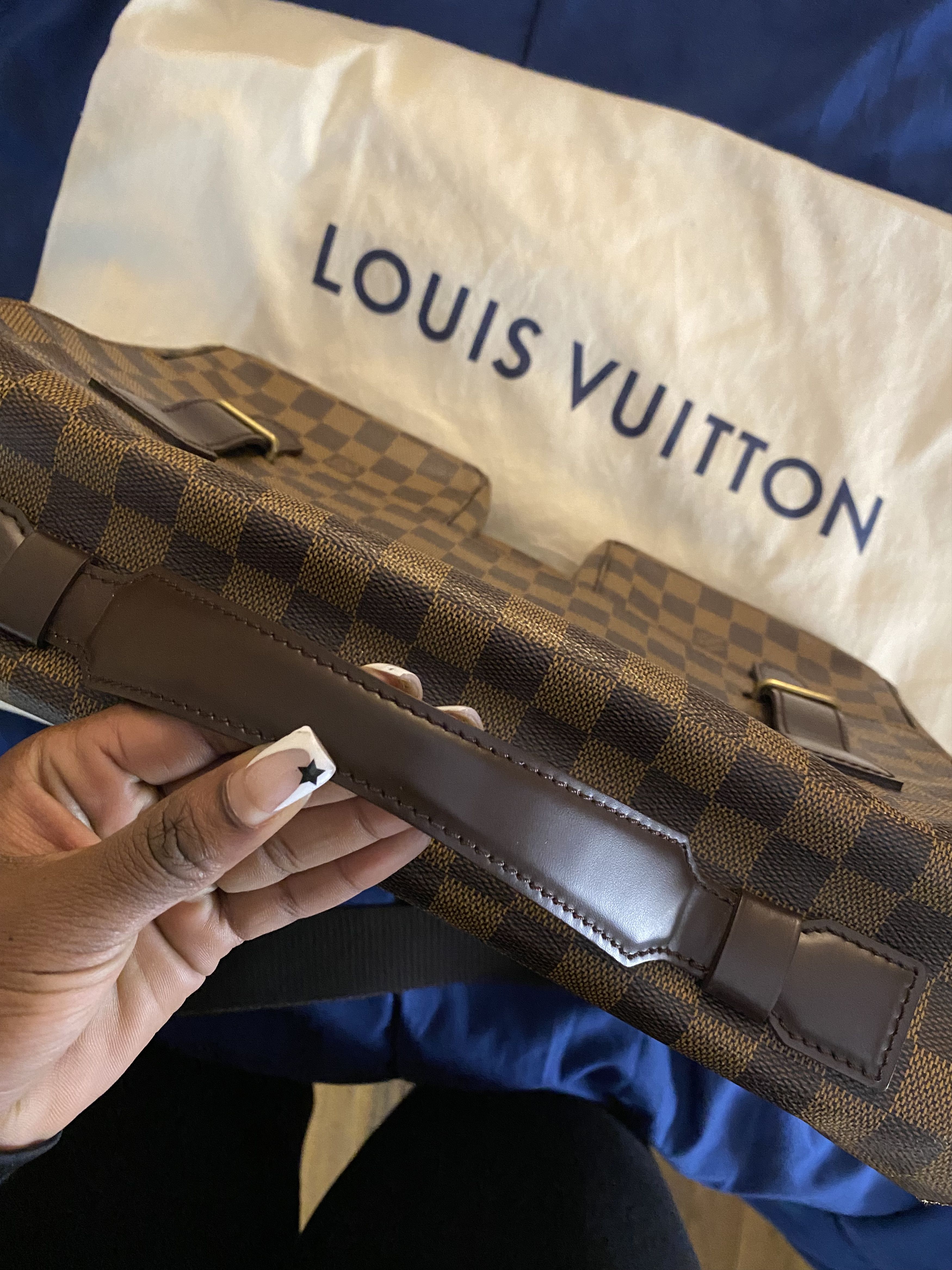 Louis Vuitton Louis Vuitton Damier Ebene Broadway Messenger Bag 2001 Size ONE SIZE - 12 Thumbnail