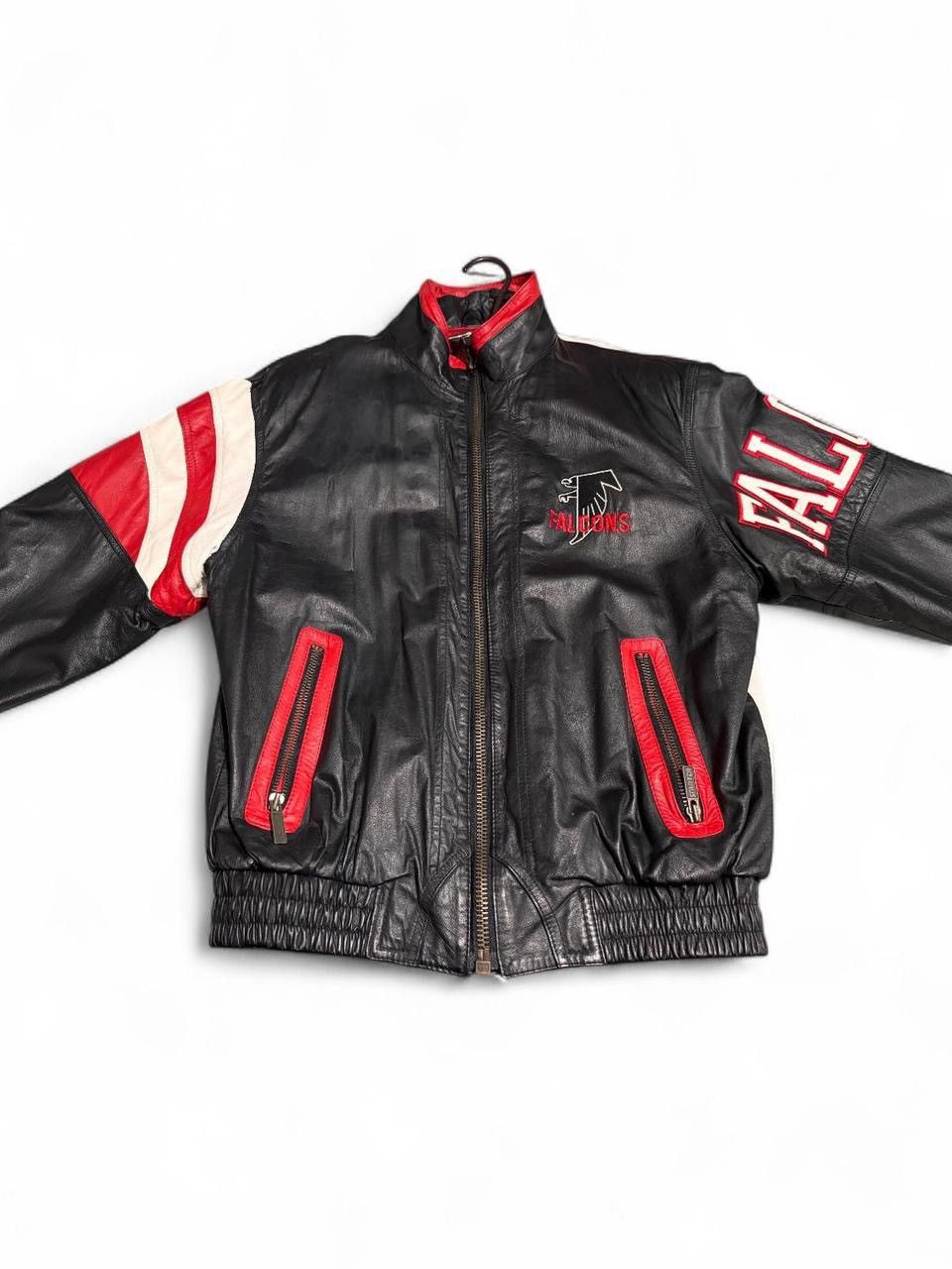 1990s Atlanta Falcons Leather Starter Jacket.