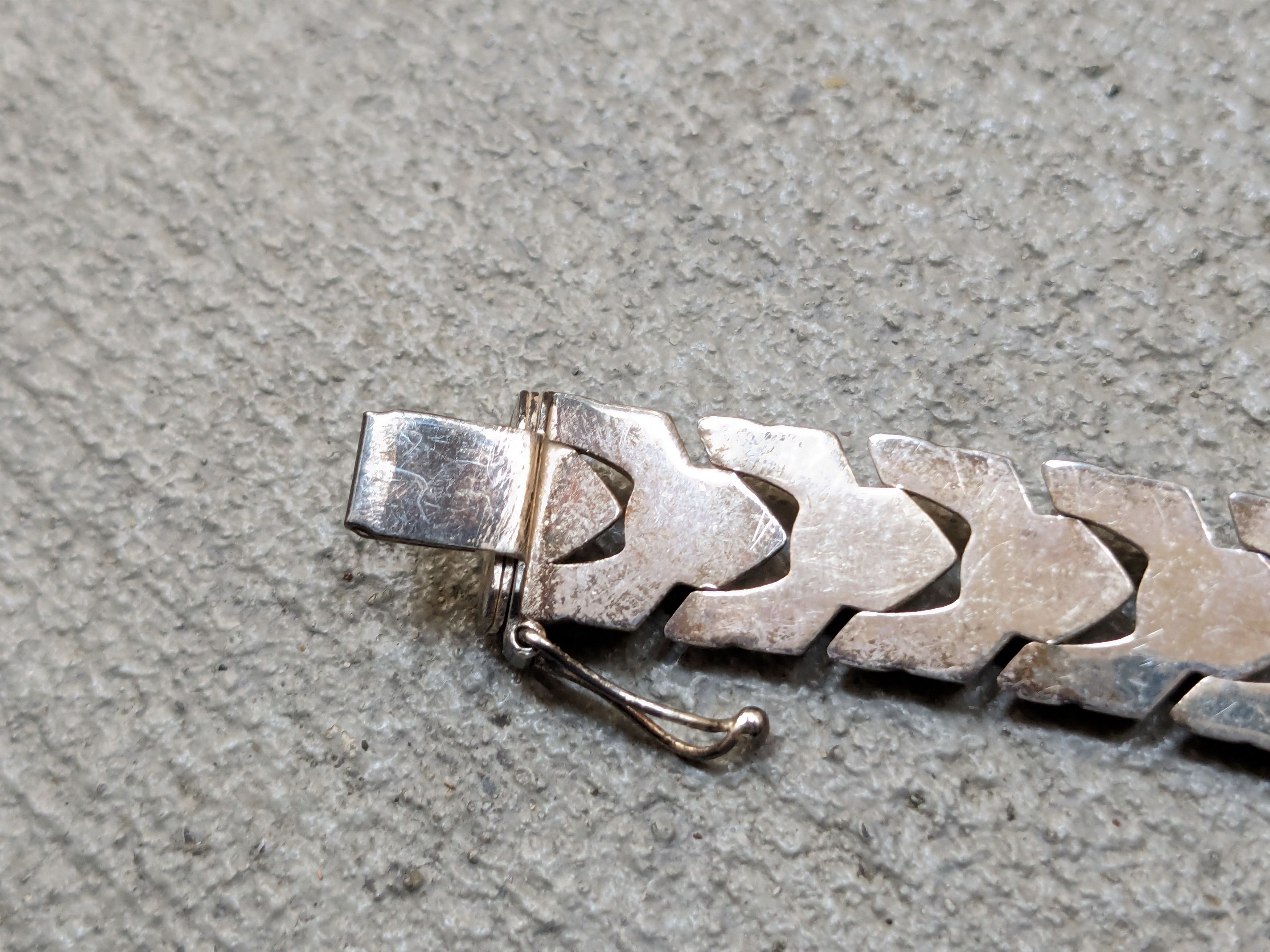 Jewelry Vintage Sterling Silver Bracelet Milor 7.25" Italy Modern Size ONE SIZE - 8 Thumbnail