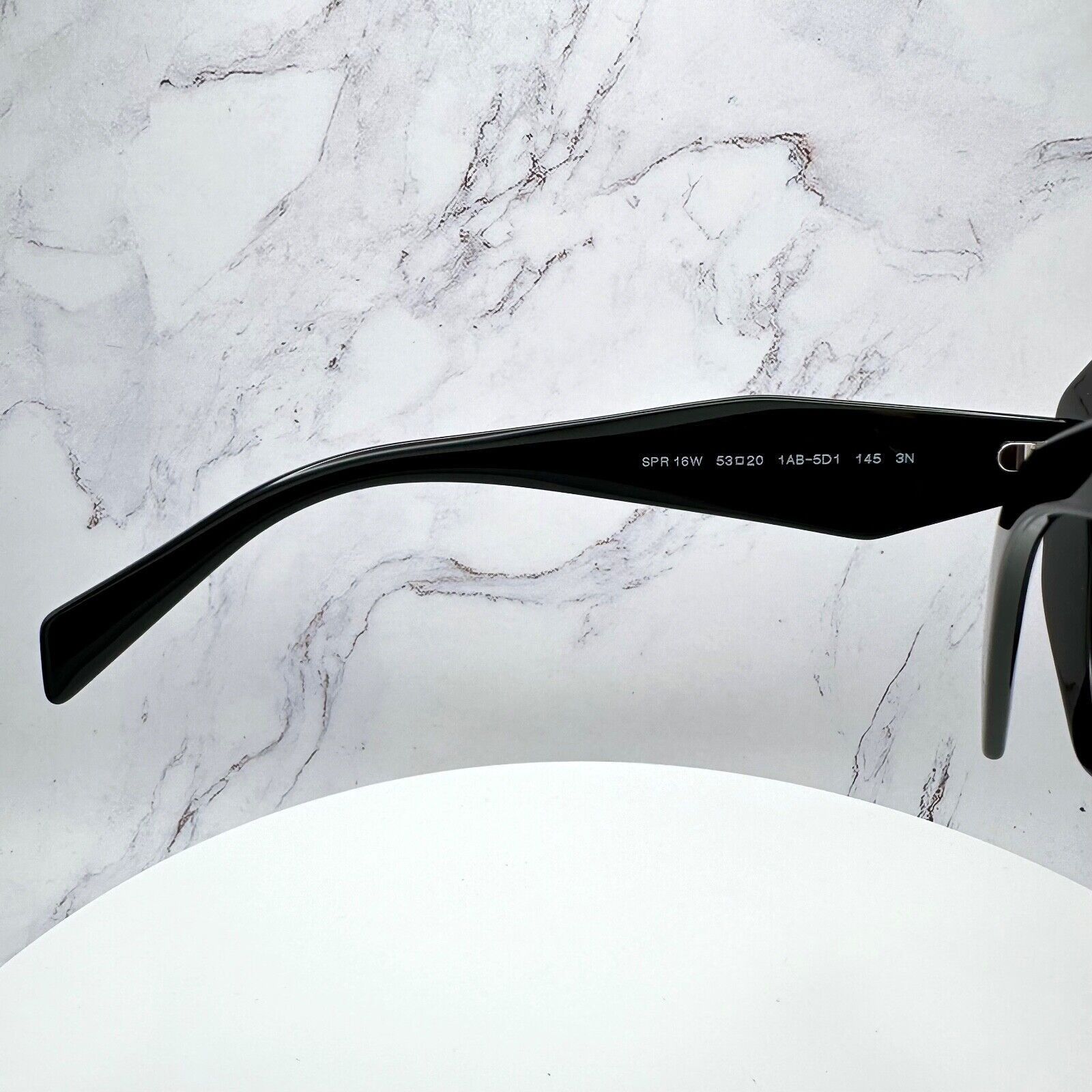 Prada New Prada Sunglasses Black Symbole Logo Square Geometric Size ONE SIZE - 13 Thumbnail