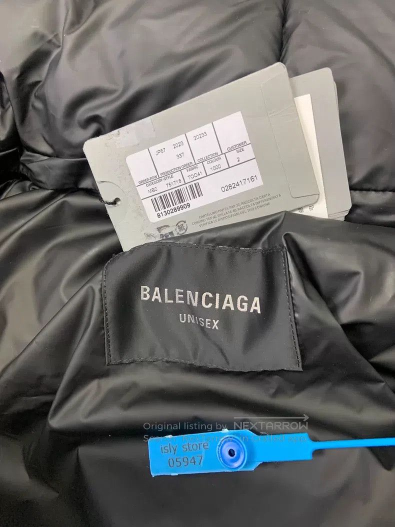 Balenciaga Balenciaga Logo Letter Embroidered Casual Filled Vest Size US M / EU 48-50 / 2 - 5 Thumbnail