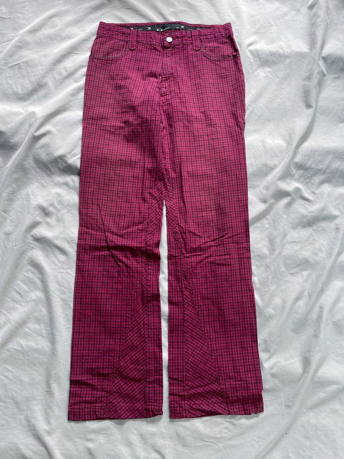 Oakley OAKLEY PLAID PUNK STYLE PANTS Size US 30 / EU 46 - 1 Thumbnail