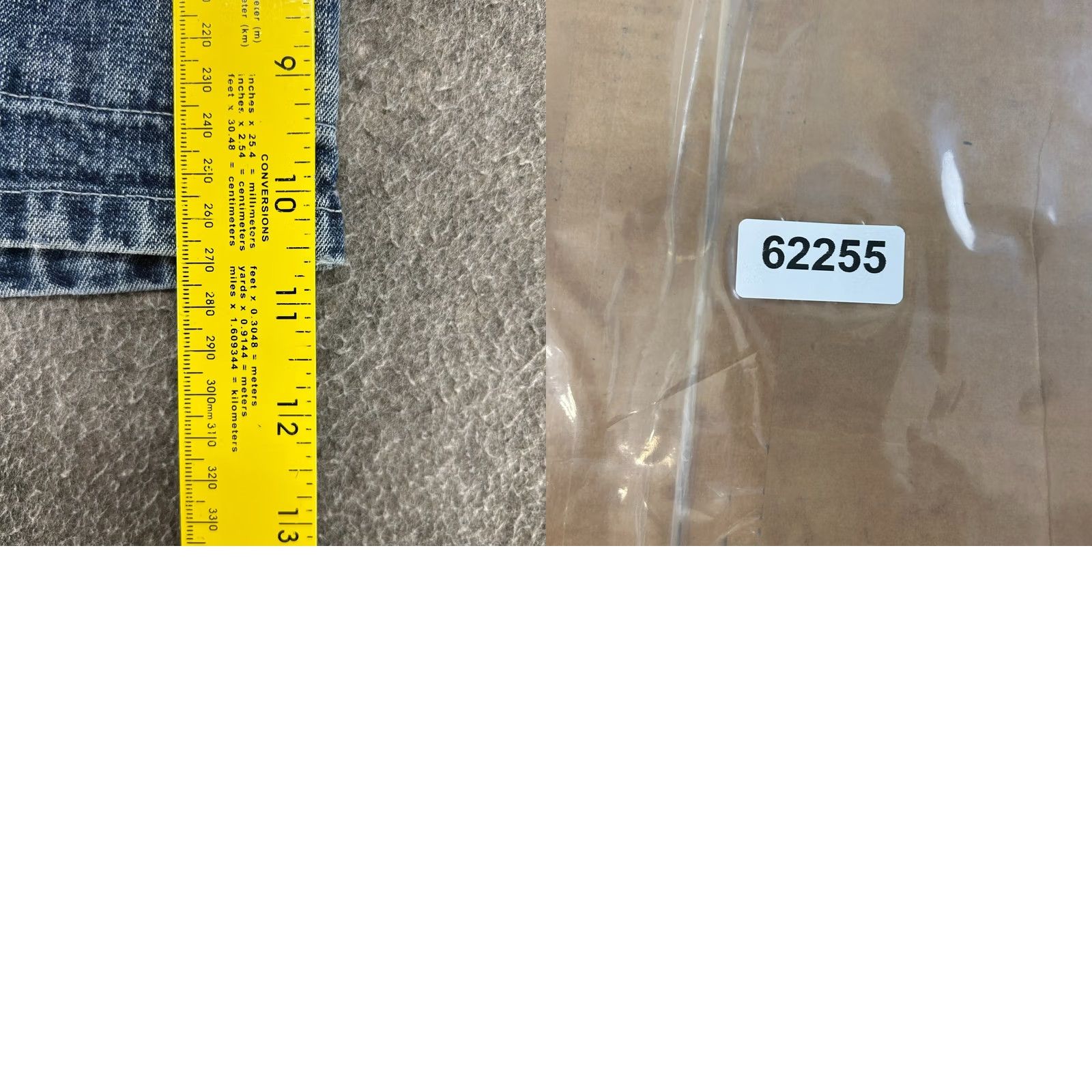 Elleme VINTAGE Ellemenno Shorts Juniors 3 Blue Denim Drawstring Medium Wash Stretch Bermuda Size 26" / US 2 / IT 38 - 8 Thumbnail