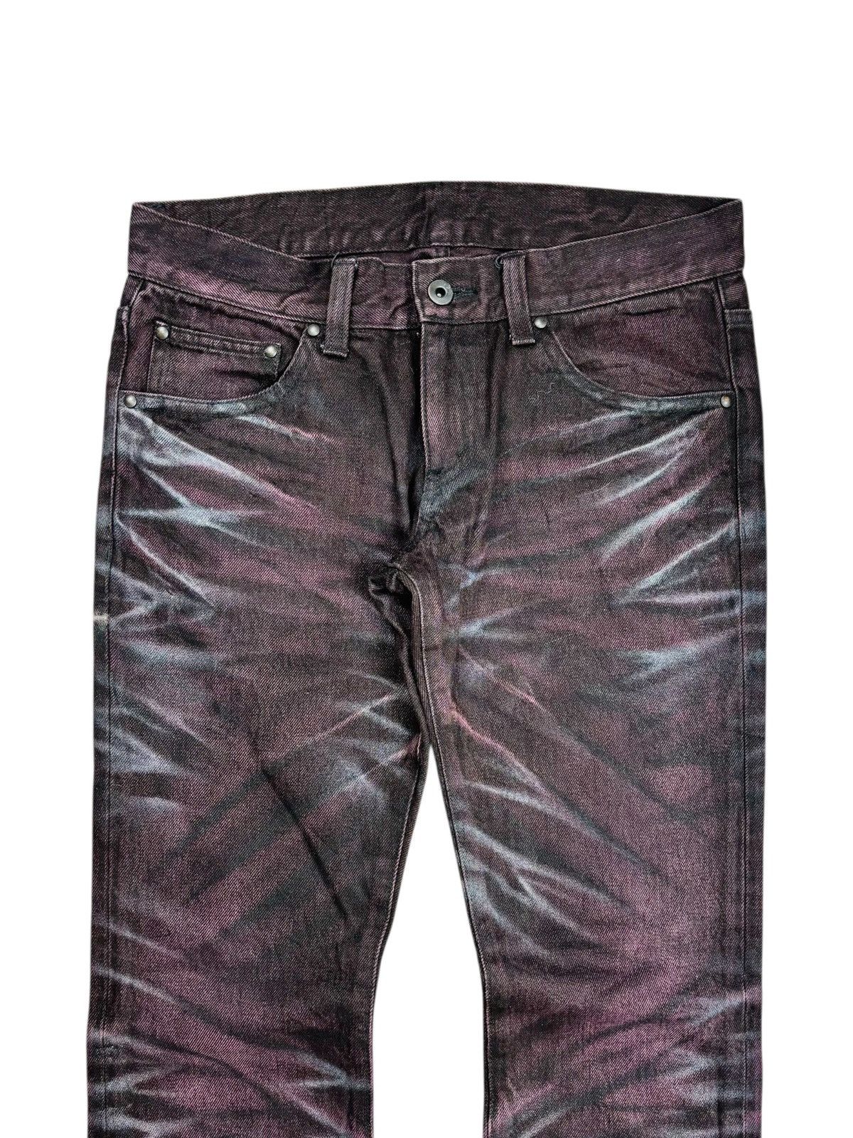 Tornado Mart Archive Tornado Mart - Waxed Clawmark Denim Pants Size US 29 - 3 Thumbnail