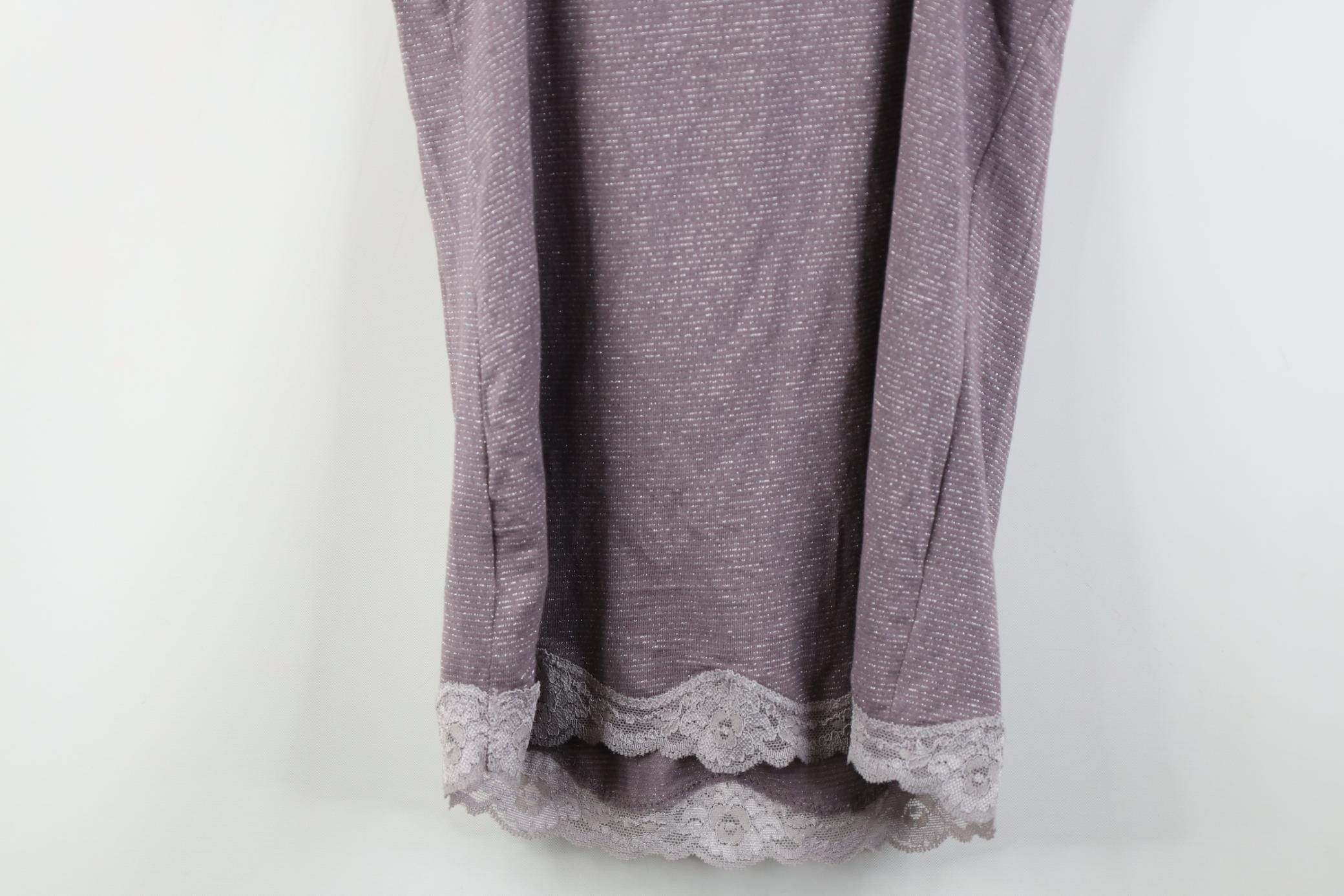 Victoria's Secret Vintage Y2K Victoria's Secret Metallic Lace Tank Top T-Shirt Size S / US 4 / IT 40 - 13 Thumbnail