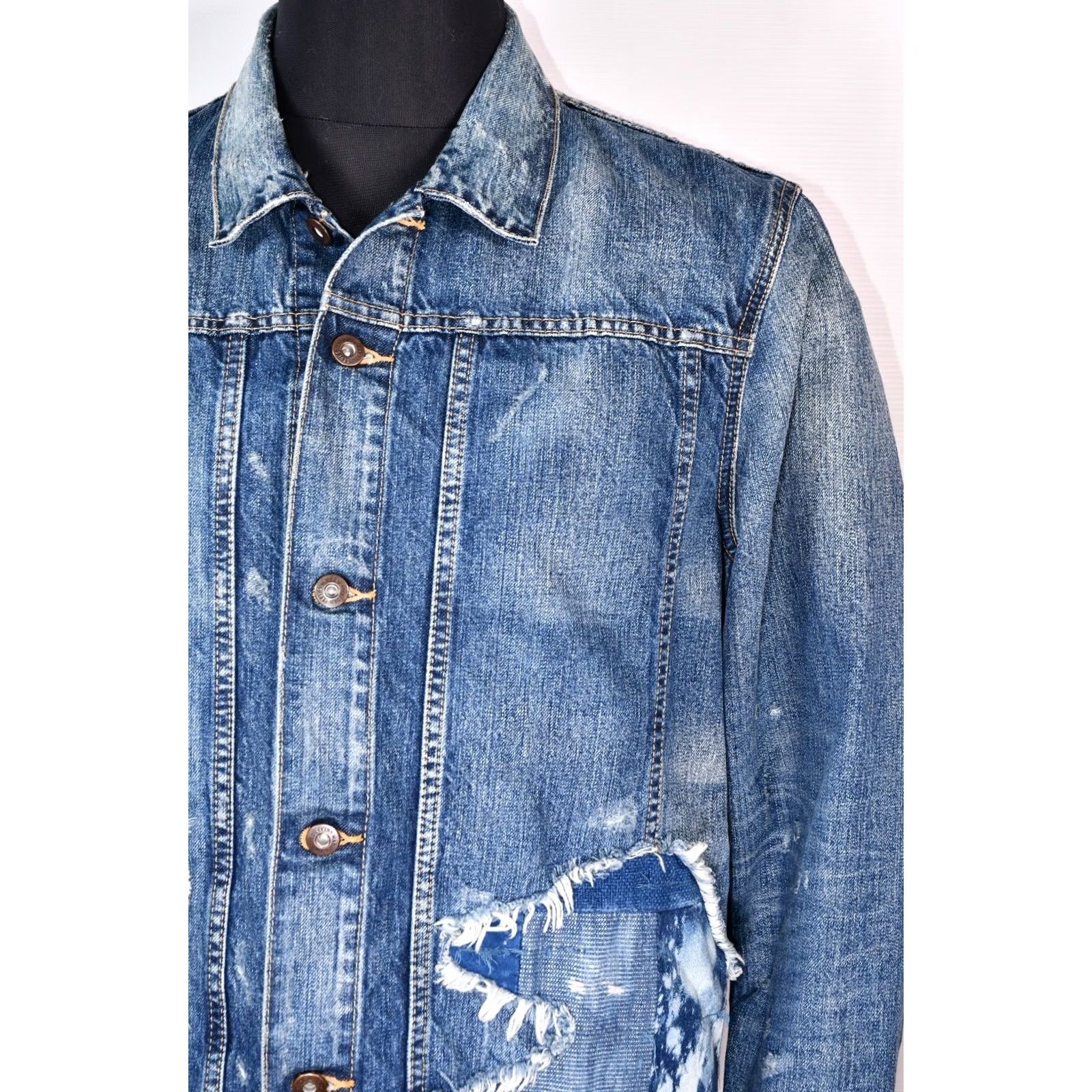 Levi's Levi’s Made & Crafted Boro Trucker Type IV Patched Jacket Made in Japan size 3 L Size US L / EU 52-54 / 3 - 3 Thumbnail