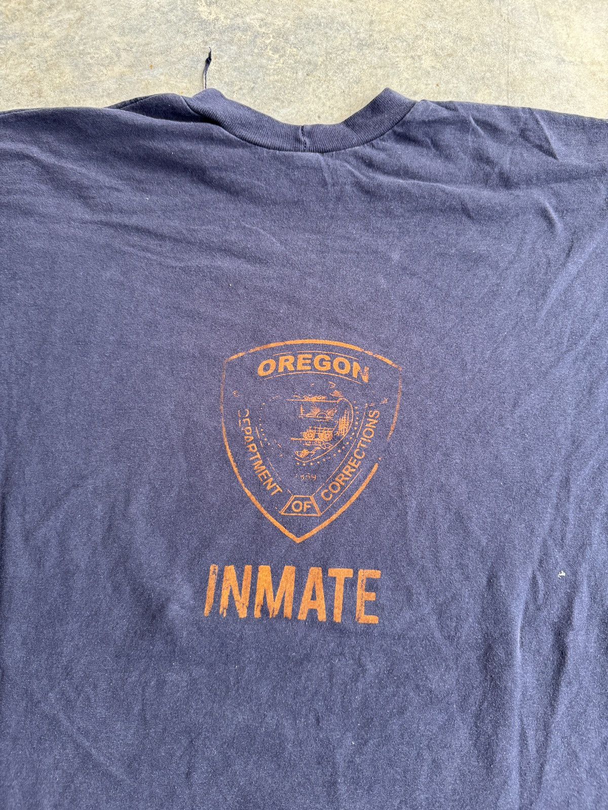 Vintage *RARE* Vintage Oregon Correctional Institution Inmate Tee Size US XXL / EU 58 / 5 - 2 Thumbnail
