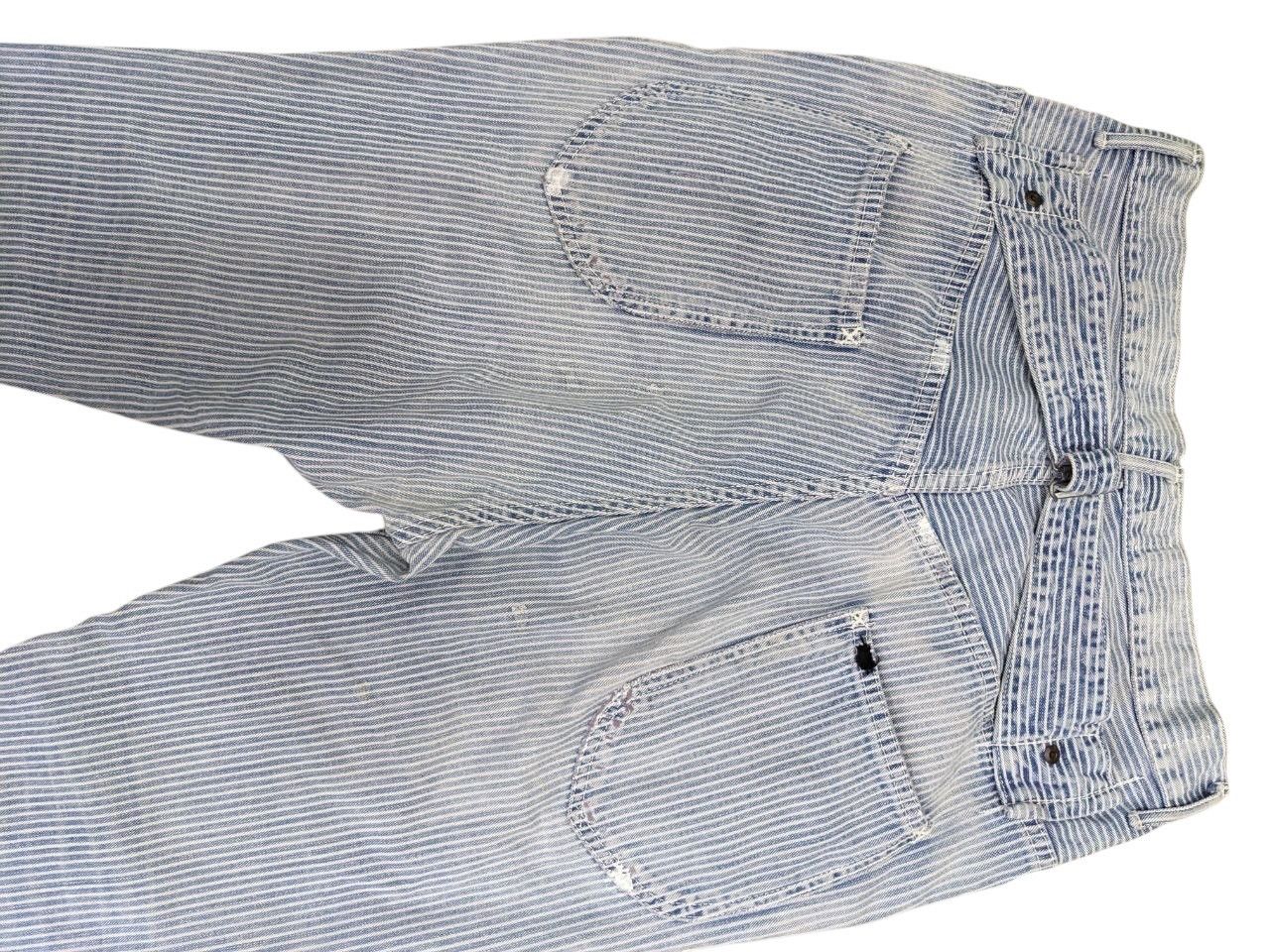 Kapital KAPITAL CENTURY DENIM HICKORY PAINTED 70’sVINTAGE BUCKLEBACK Size US 28 / EU 44 - 8 Thumbnail