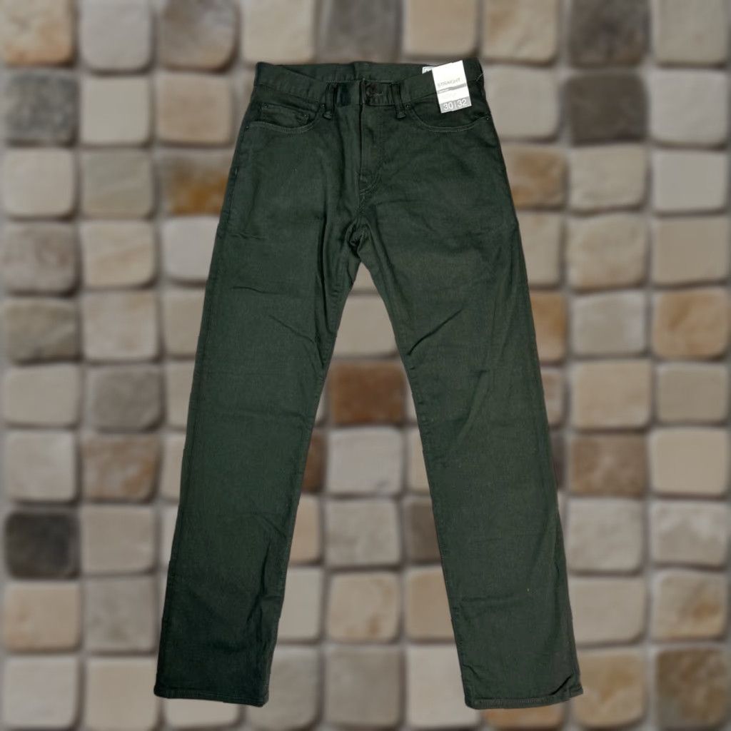 Gap VINTAGE Gap Straight City Gapflex Jeans Mens 30 Green Denim Stretch Mid Rise 30x31 New Size US 30 / EU 46 - 1 Thumbnail
