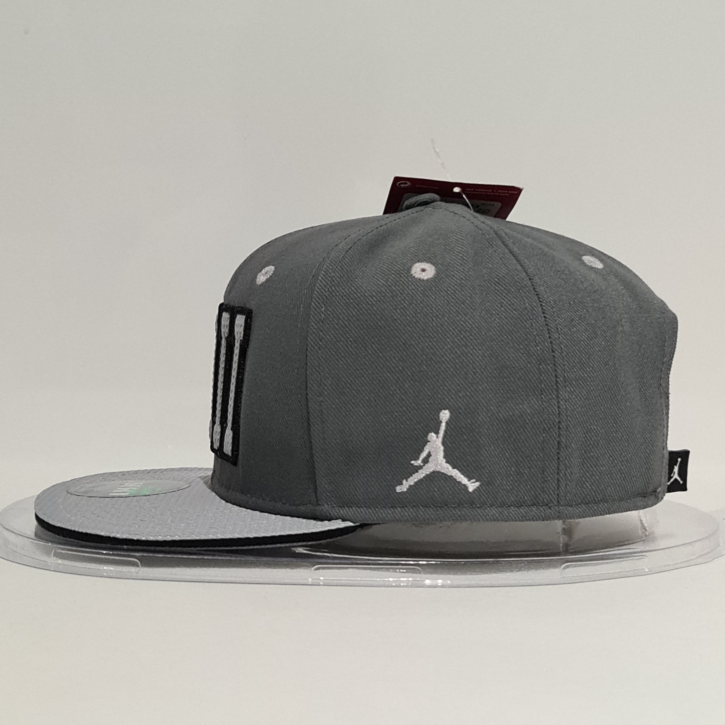 Jordan Brand Jordan Cap Snapback 'Air Jordan XIII' Grey Size ONE SIZE - 3 Thumbnail