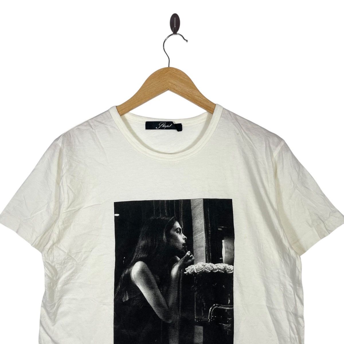 Vintage SHAPEL Photo Graphic T-Shirt | Japanese Art Tee Photography Size US M / EU 48-50 / 2 - 2 Thumbnail