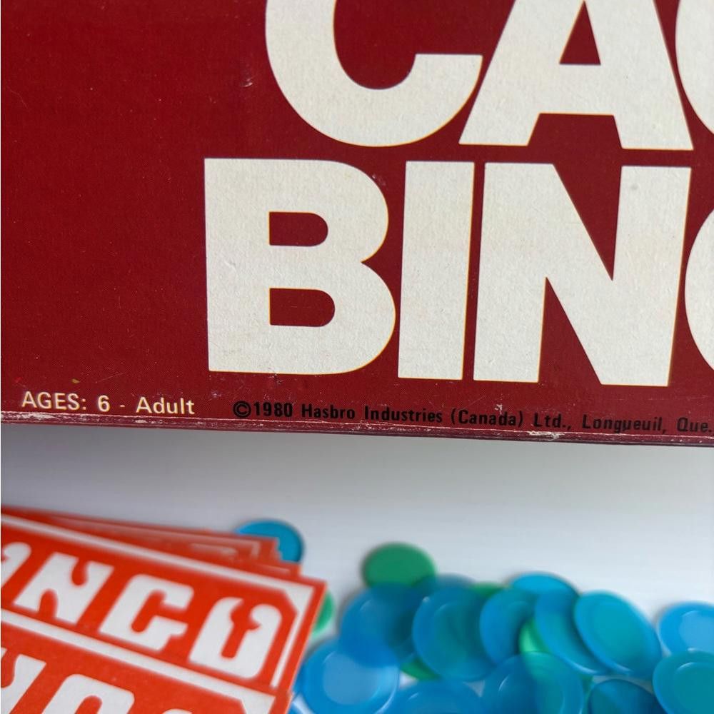 Designer Vintage 1980 Hasbro Industries Cage Bingo Game Size ONE SIZE - 3 Thumbnail